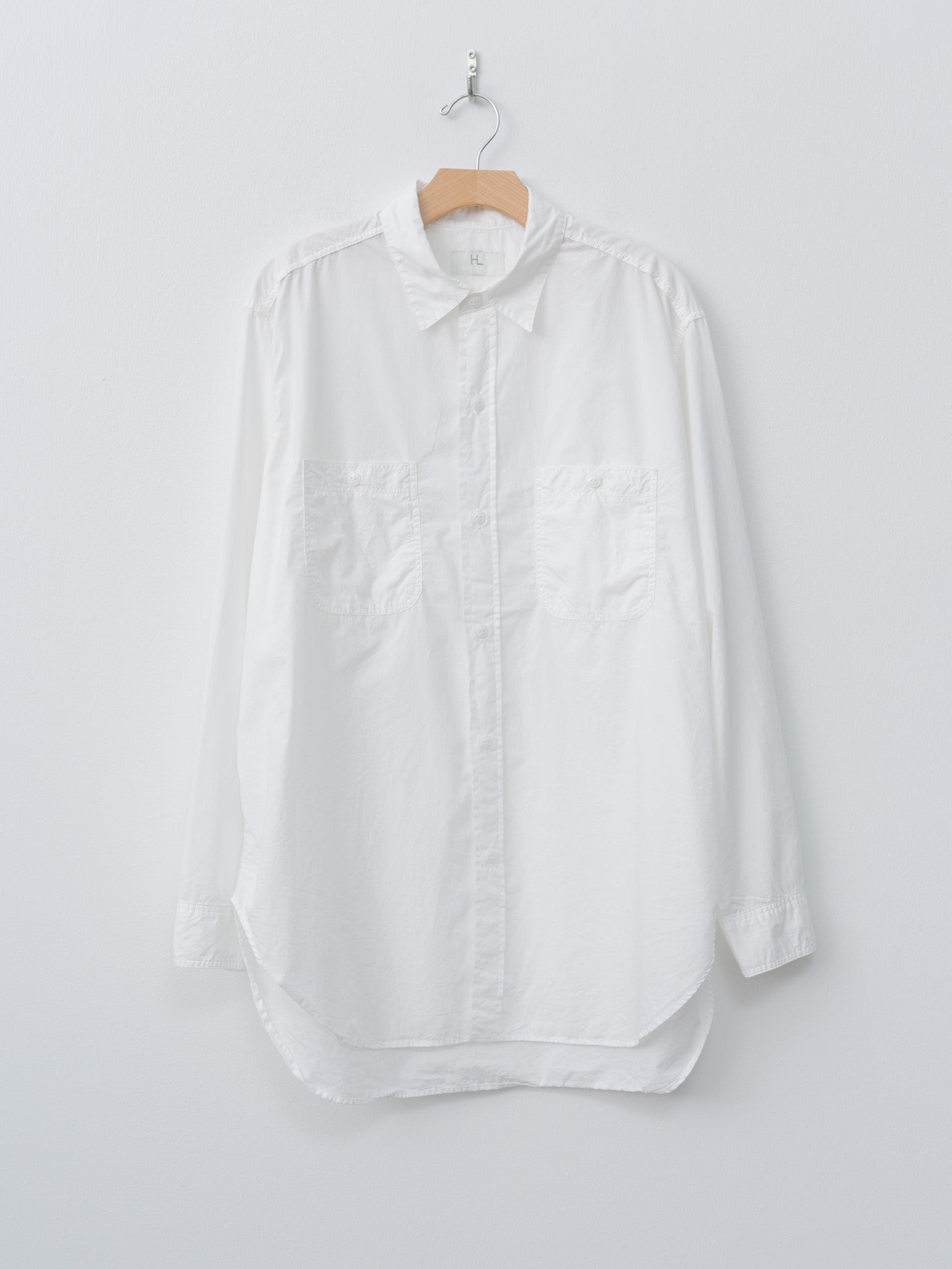 Namu Shop - Herill U.S.N Cotton Poplin Shirt - White