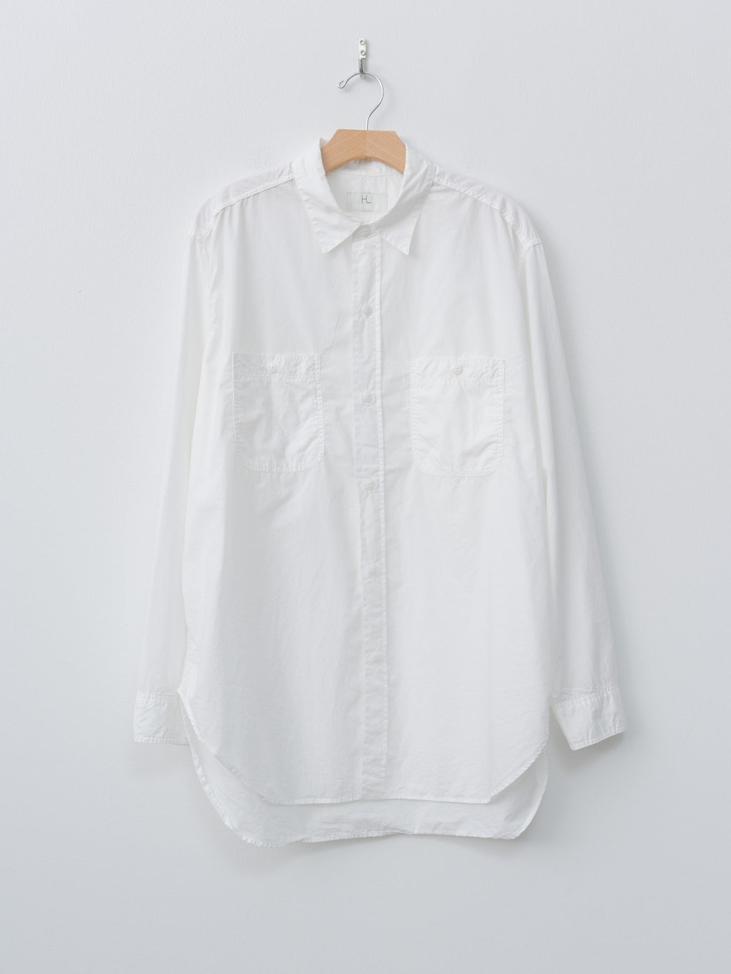 Namu Shop - Herill U.S.N Cotton Poplin Shirt - White