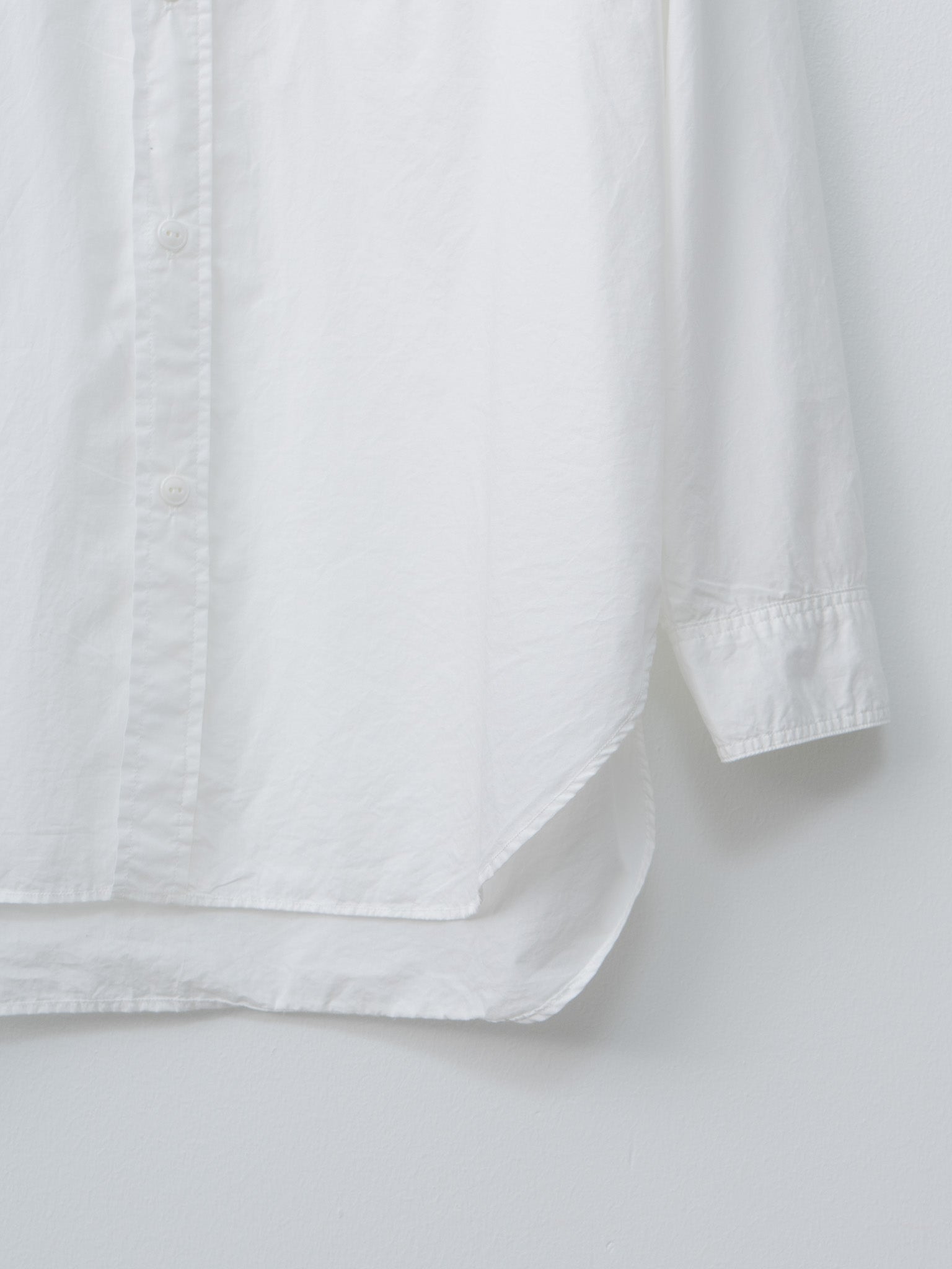 Namu Shop - Herill U.S.N Cotton Poplin Shirt - White