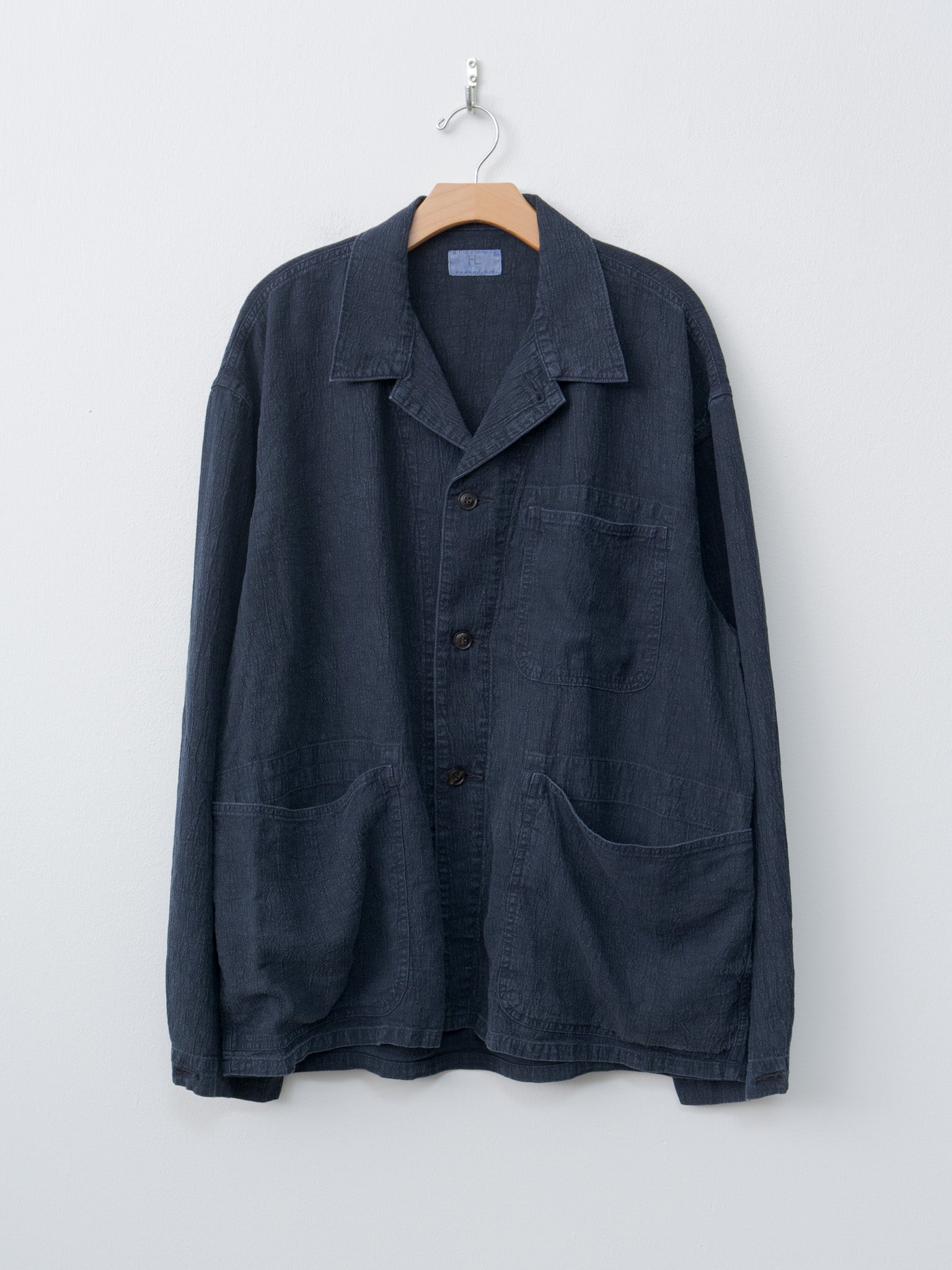 Namu Shop - Herill Linen P41 Coverall Jacket - Navy