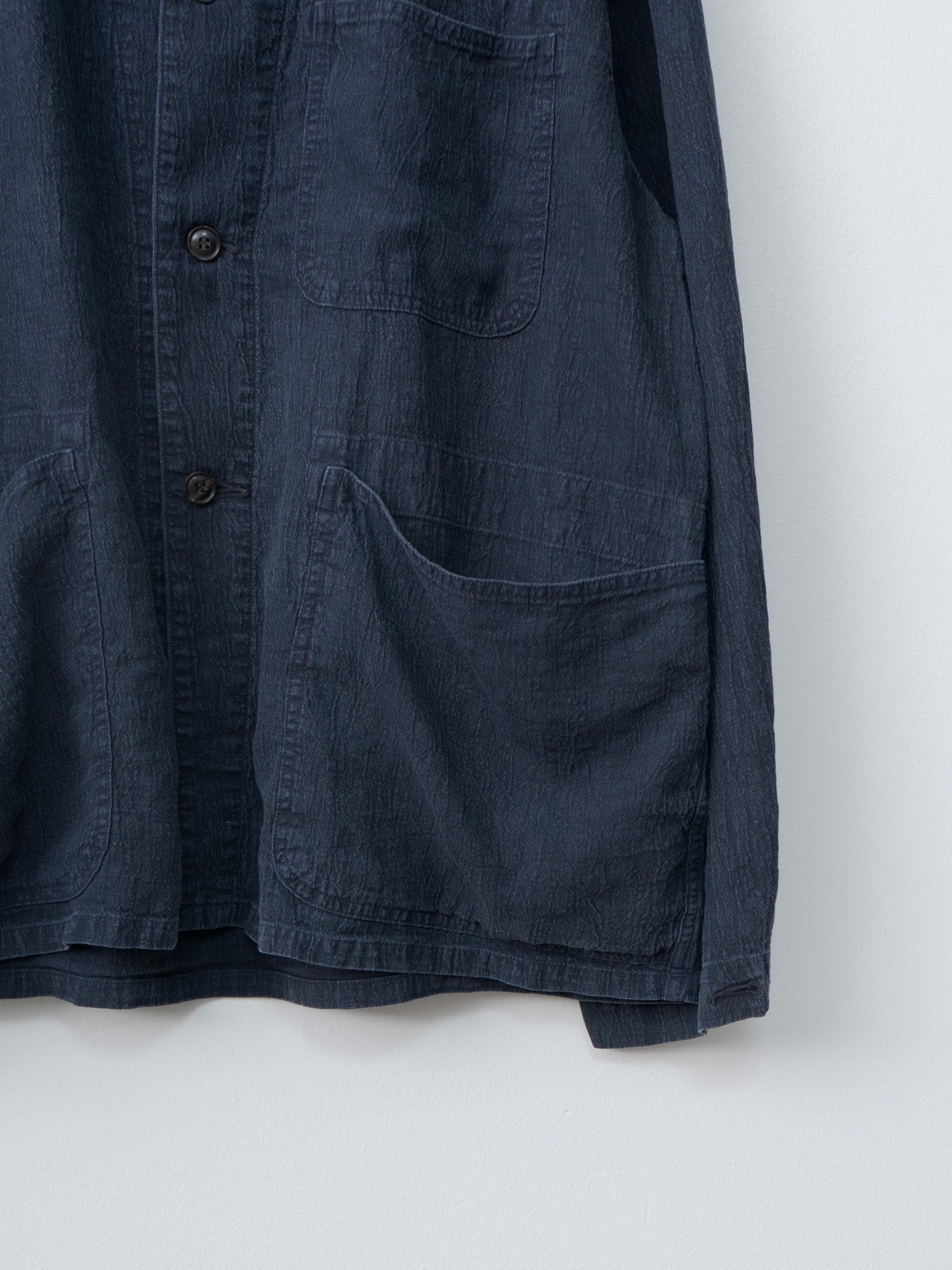 Namu Shop - Herill Linen P41 Coverall Jacket - Navy