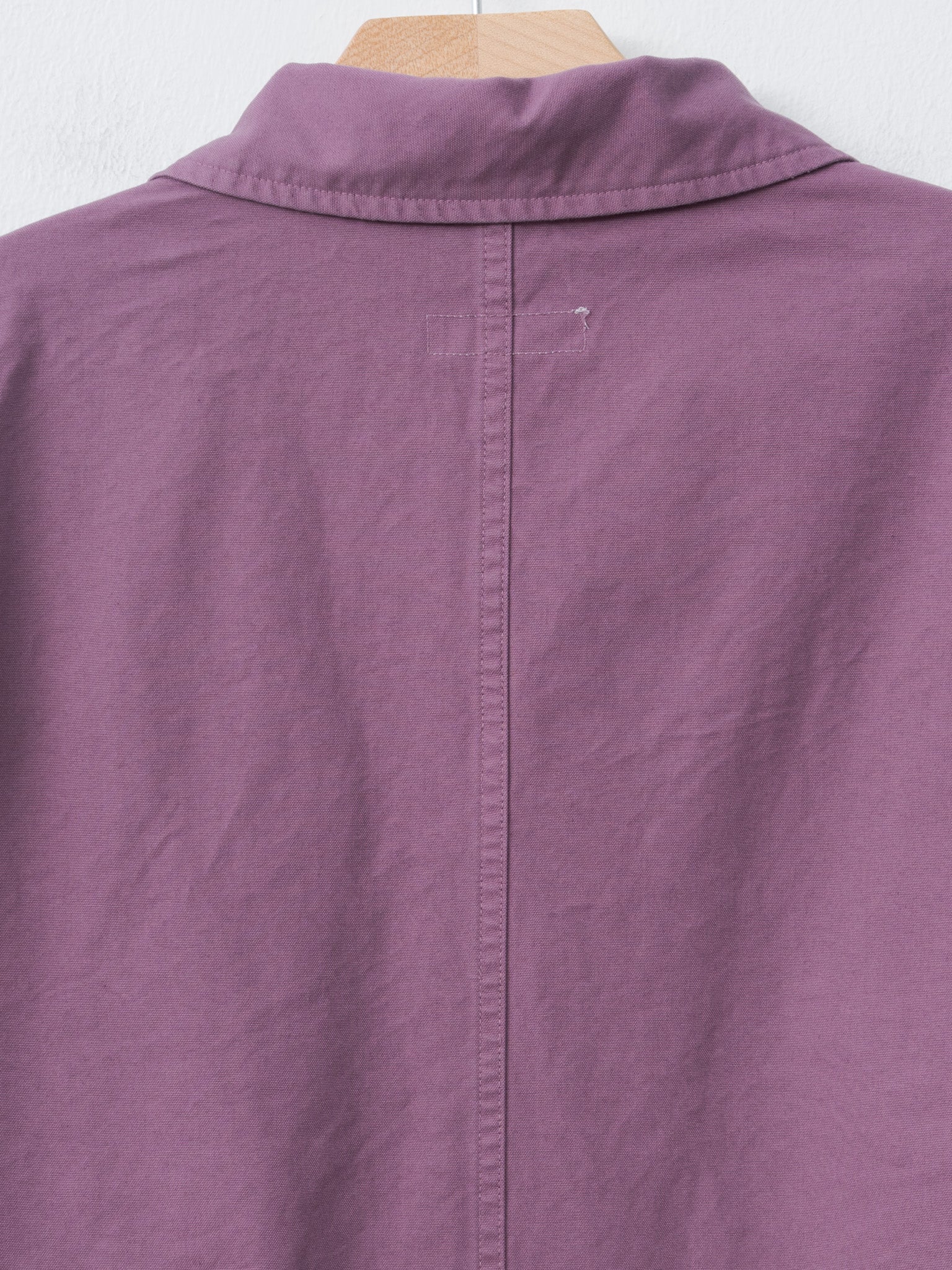 Namu Shop - ts(s) Garment Dye Double Twisted Cotton Canvas Coverall Jacket - Lilac