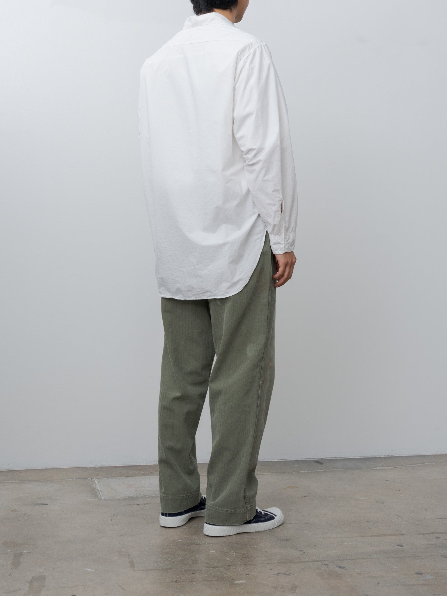 Namu Shop - Herill U.S.N Cotton Poplin Shirt - White