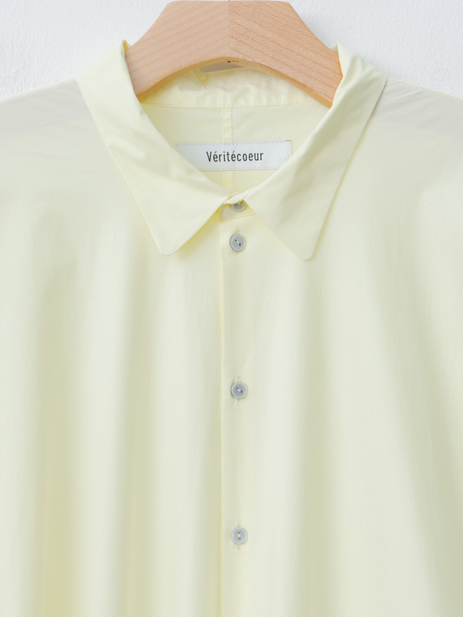 Namu Shop - Veritecoeur Tuck Gathered Dress - Light Yellow