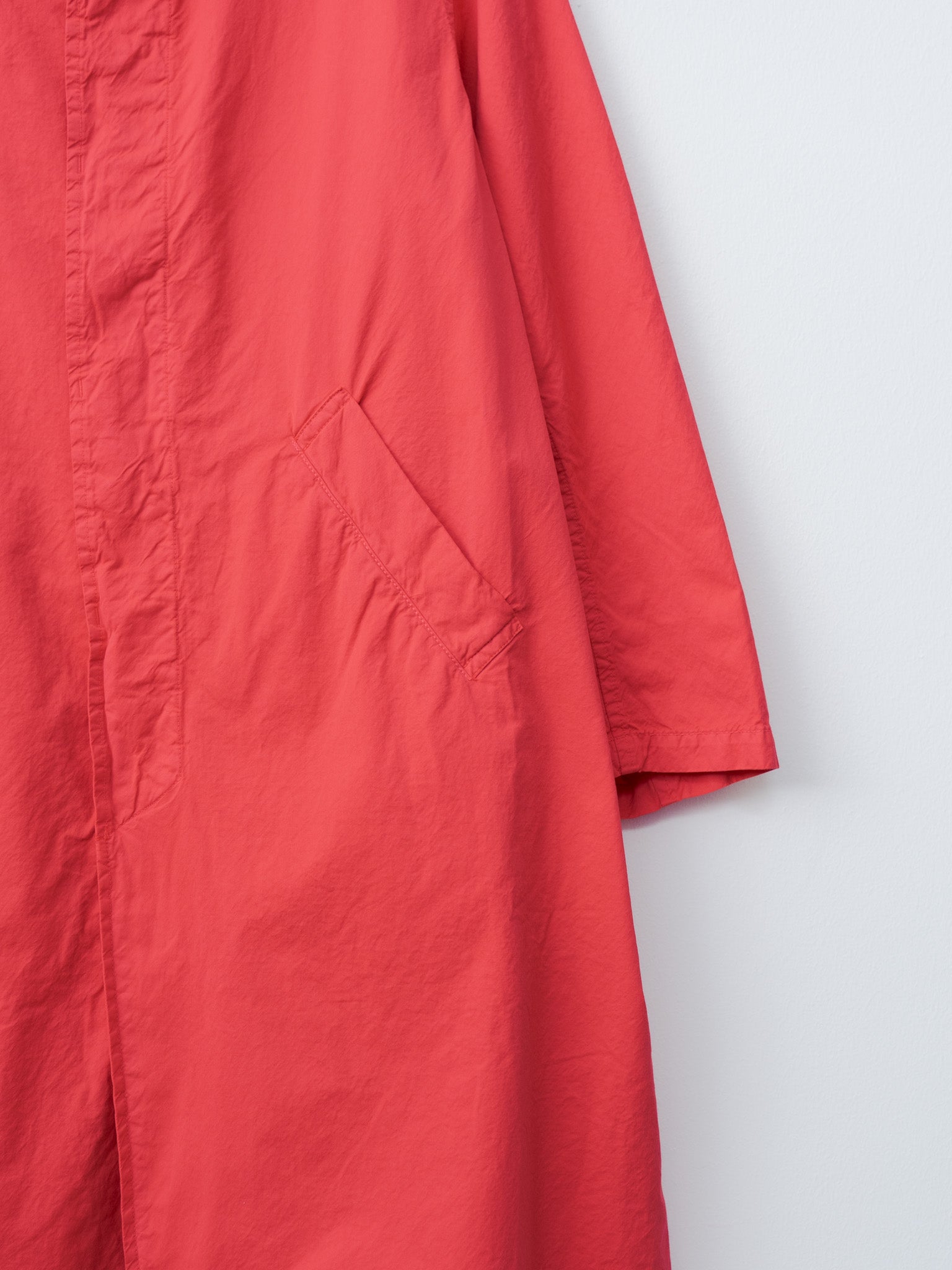 Namu Shop - Veritecoeur Garment-dyed Coat - Red