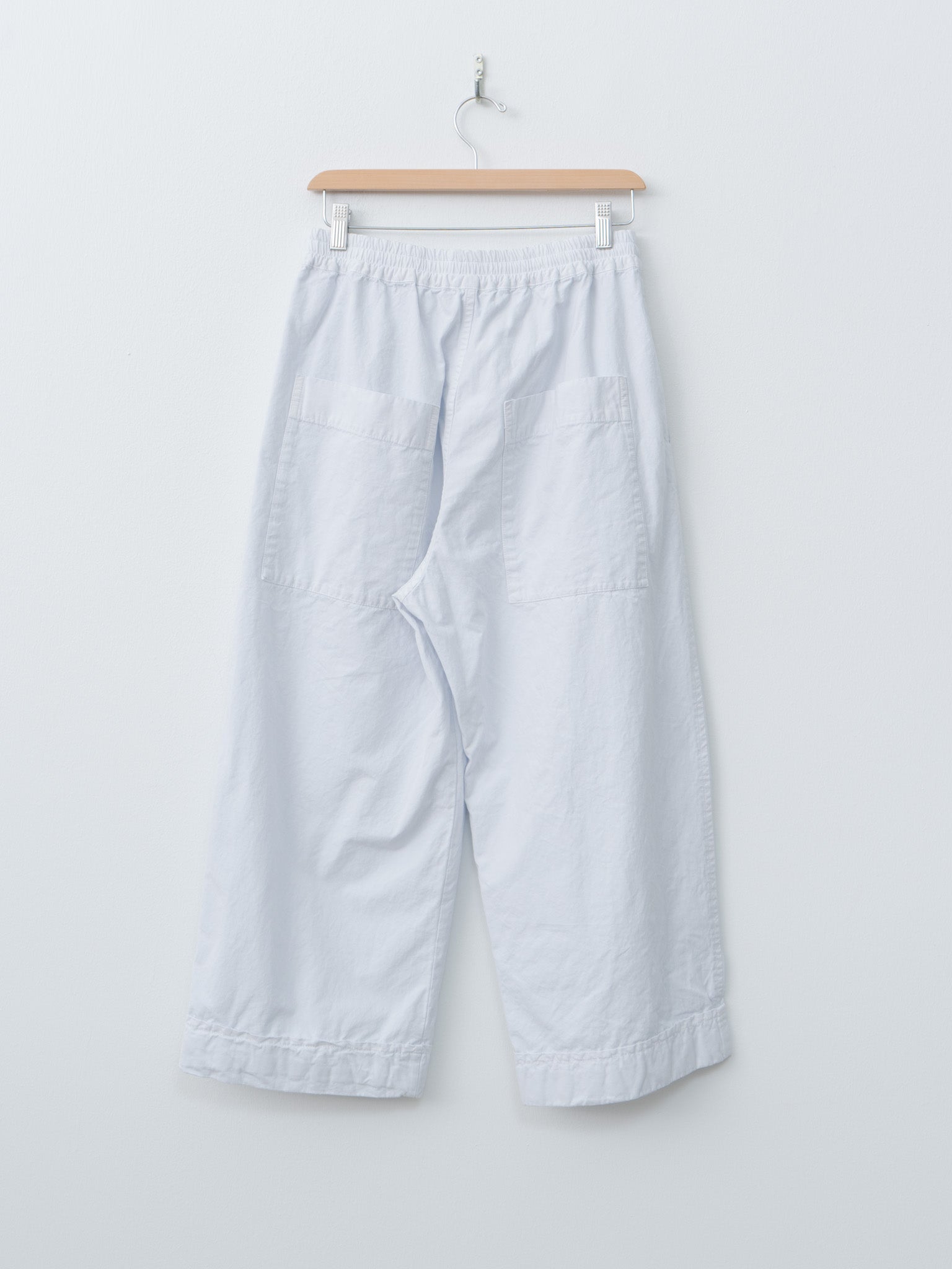 Namu Shop - Veritecoeur Garment-dyed Pants - Light Blue