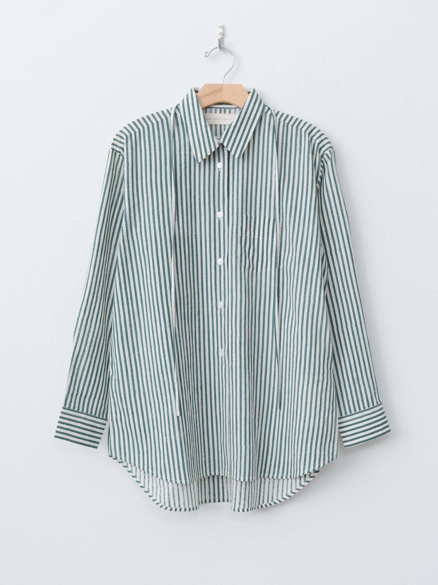 Namu Shop - Jan Machenhauer Galla Shirt - Green Stripe