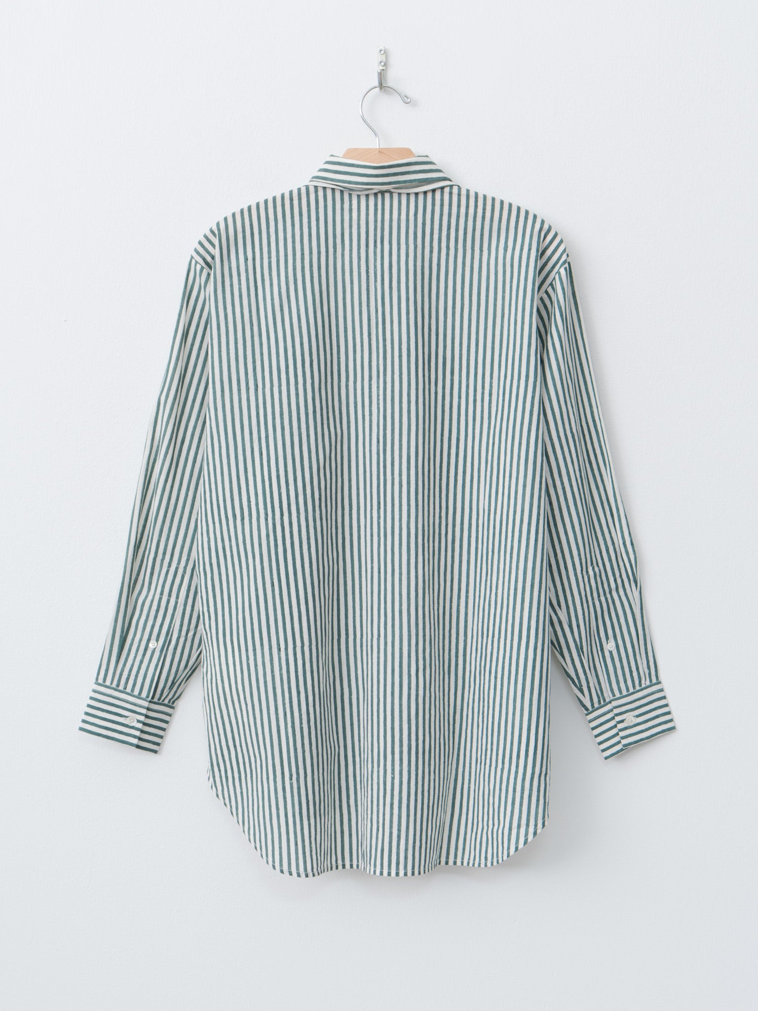Namu Shop - Jan Machenhauer Galla Shirt - Green Stripe
