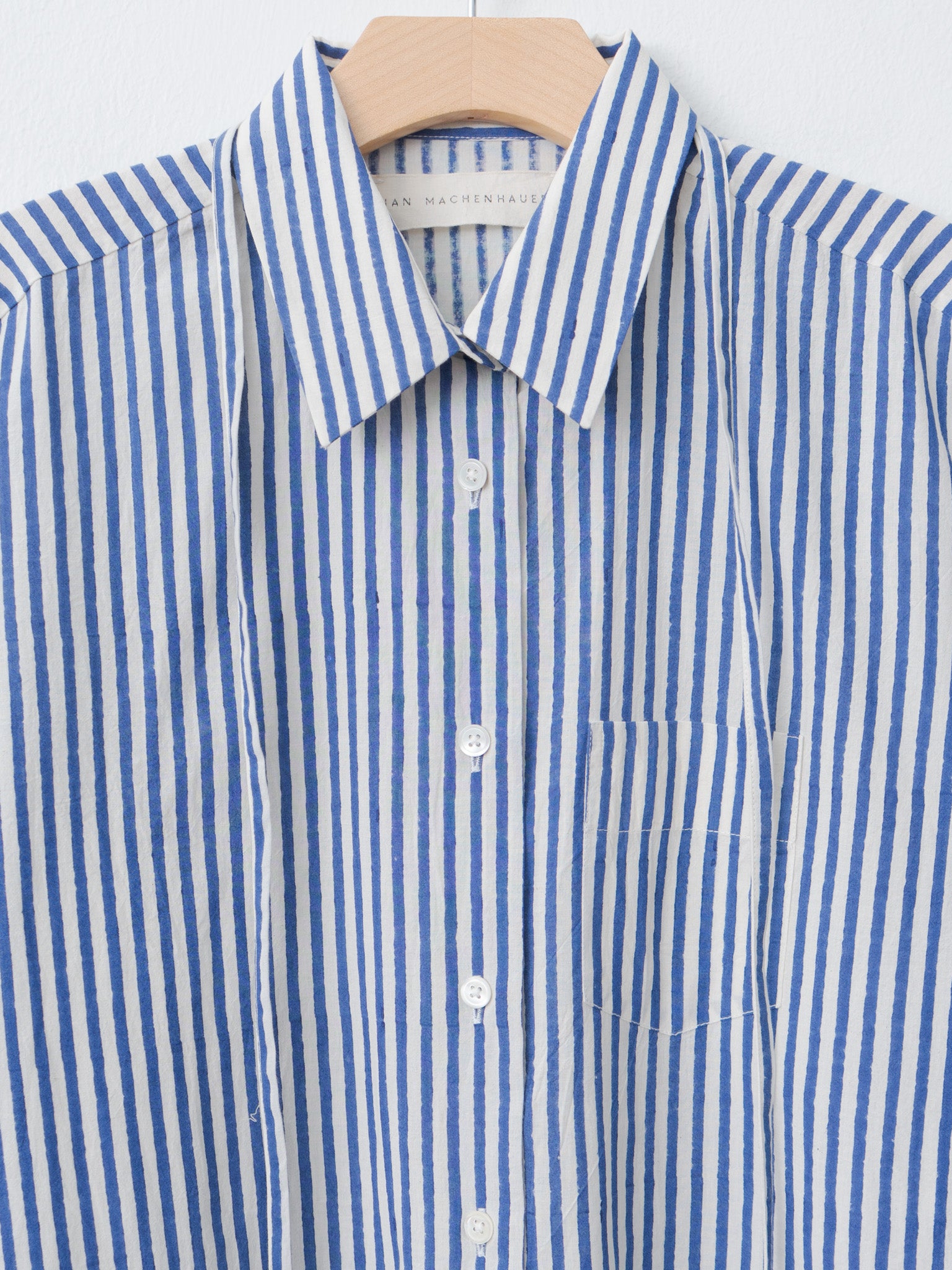 Namu Shop - Jan Machenhauer Galla Shirt - Blue Stripe