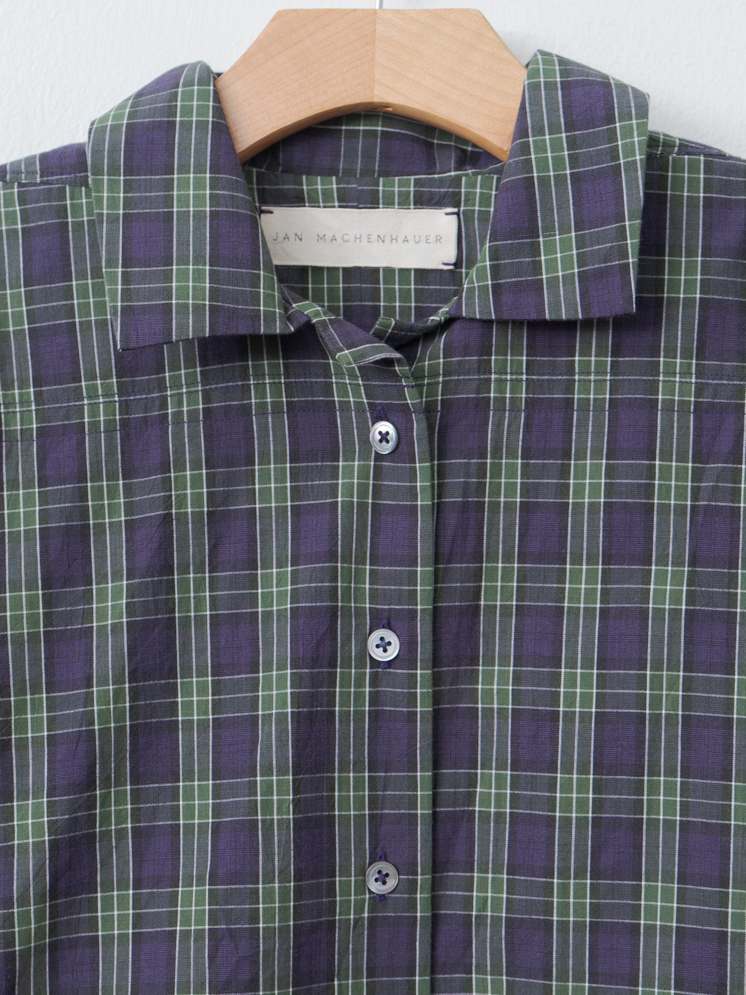 Namu Shop - Jan Machenhauer Nana Shirt - Purple Check