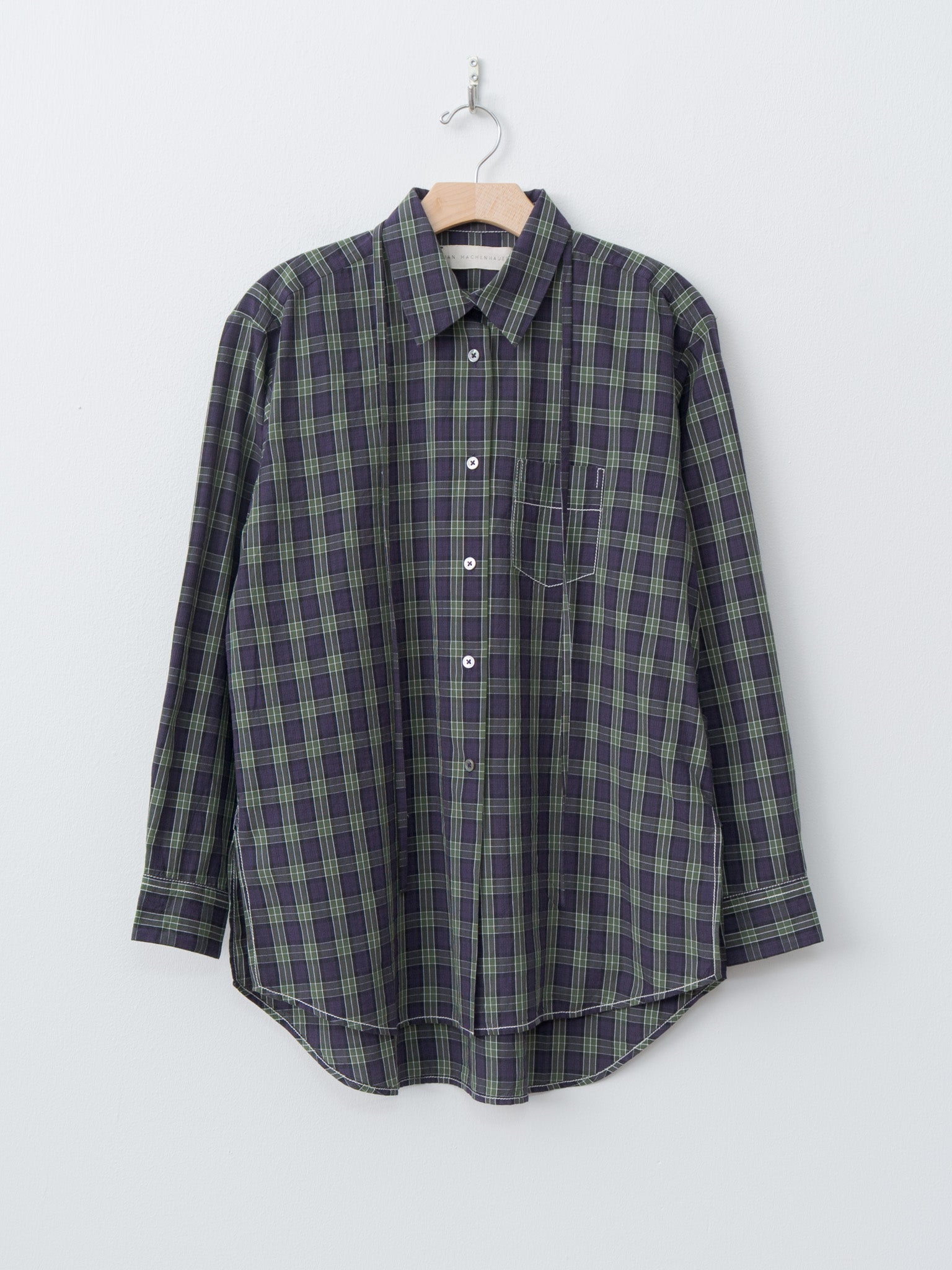 Namu Shop - Jan Machenhauer Galla Shirt - Purple Check