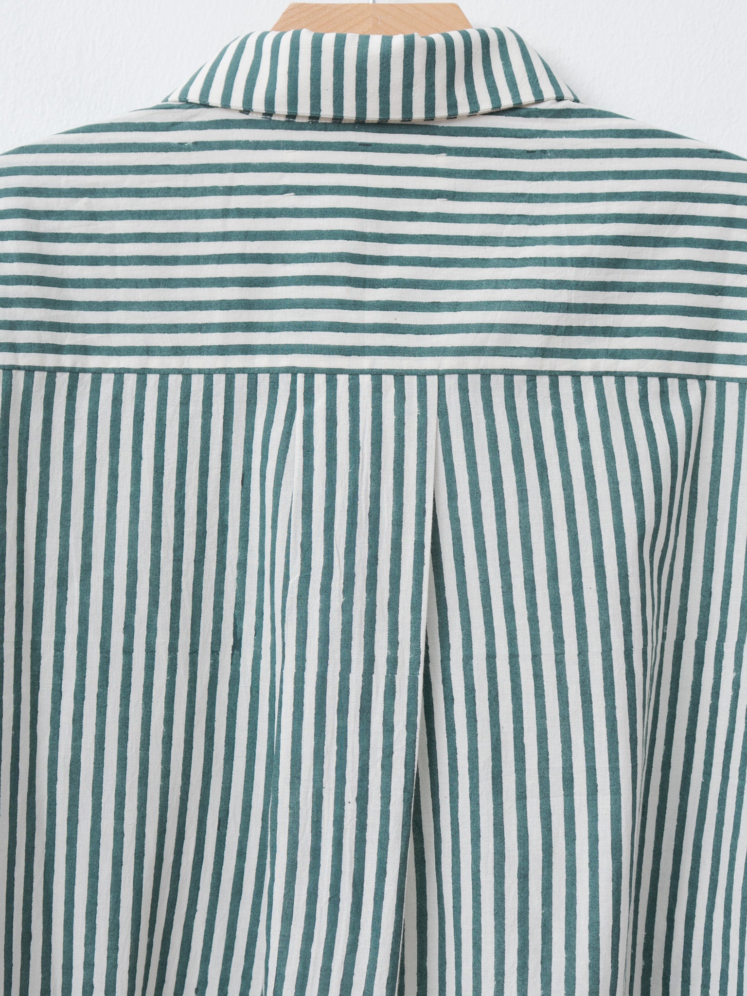 Namu Shop - Jan Machenhauer Fred Shirt - Green Stripe
