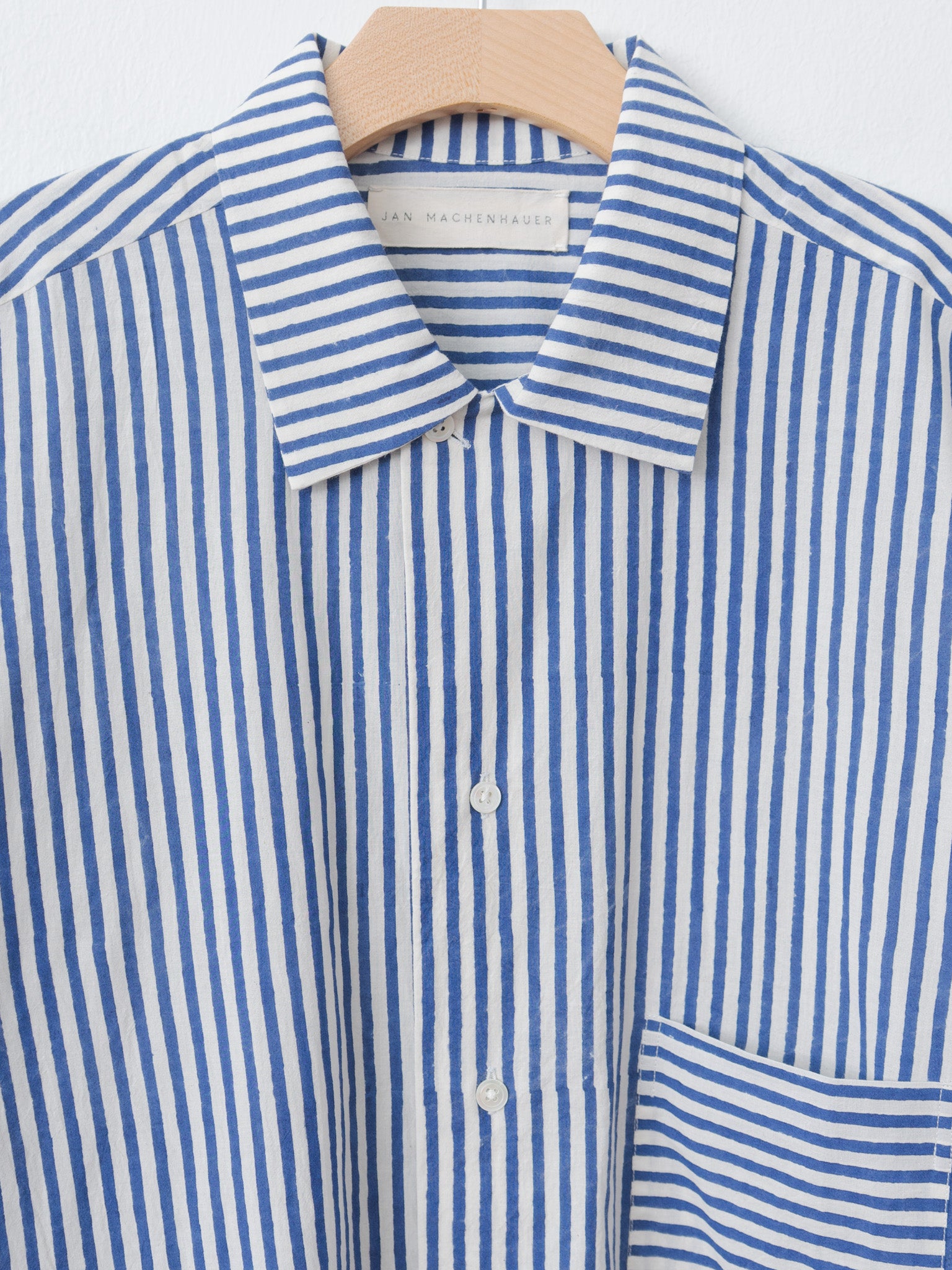 Namu Shop - Jan Machenhauer Fred Shirt - Blue Stripe
