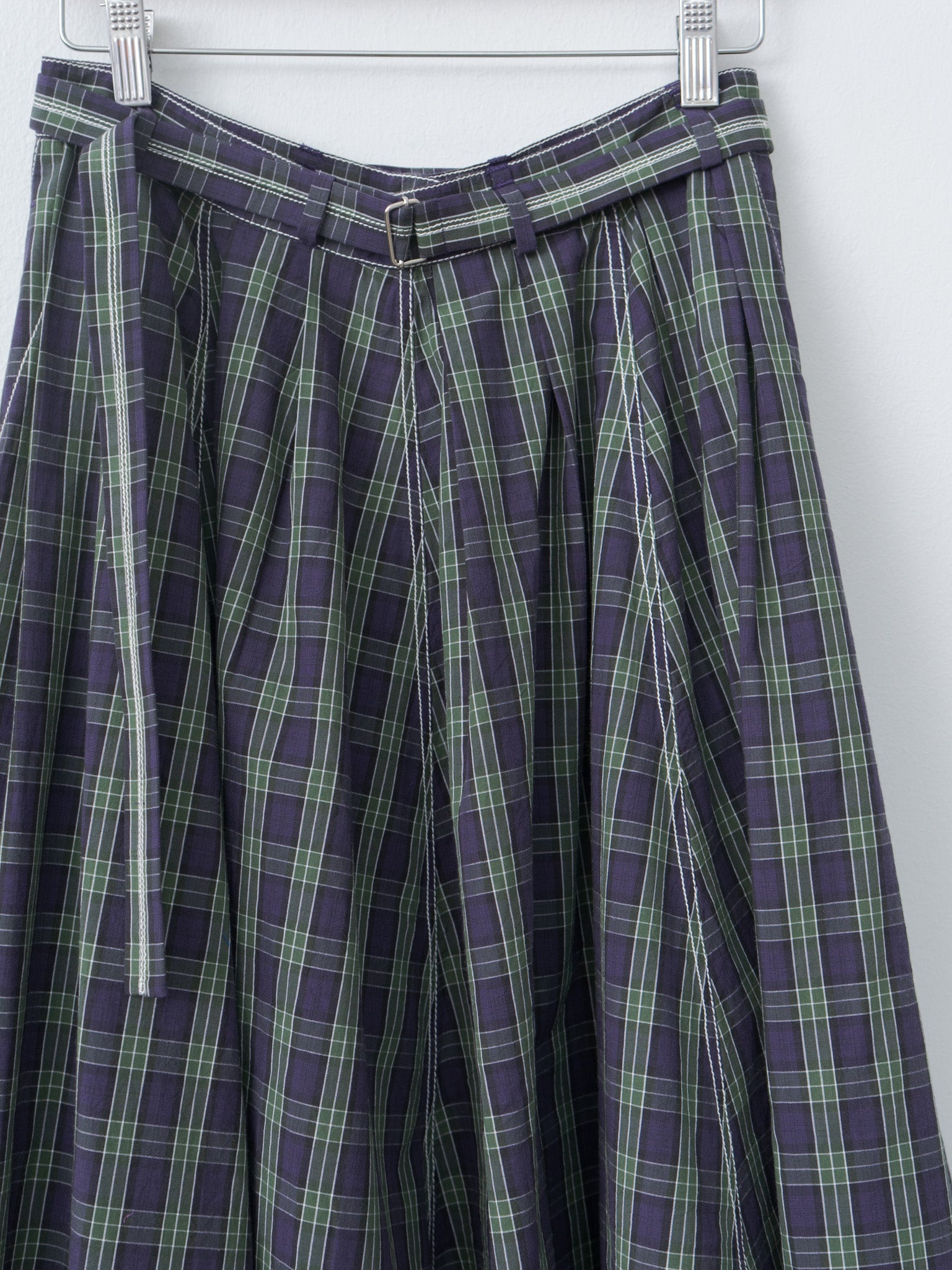 Namu Shop - Jan Machenhauer Schrol Skirt - Purple Check