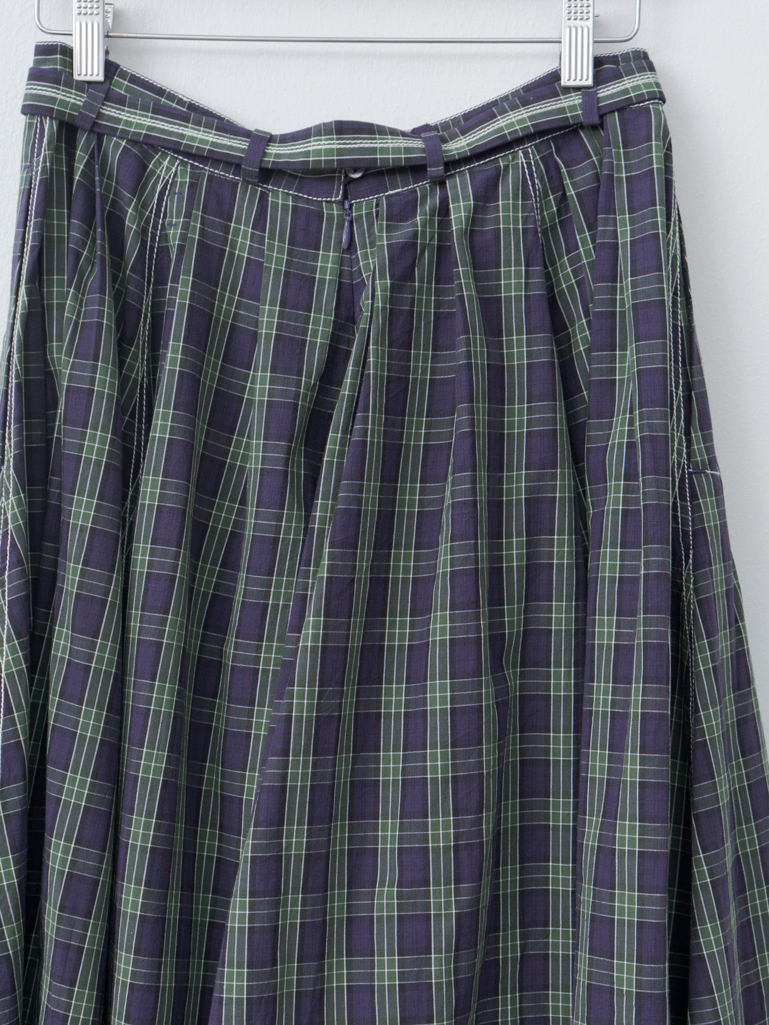Namu Shop - Jan Machenhauer Schrol Skirt - Purple Check
