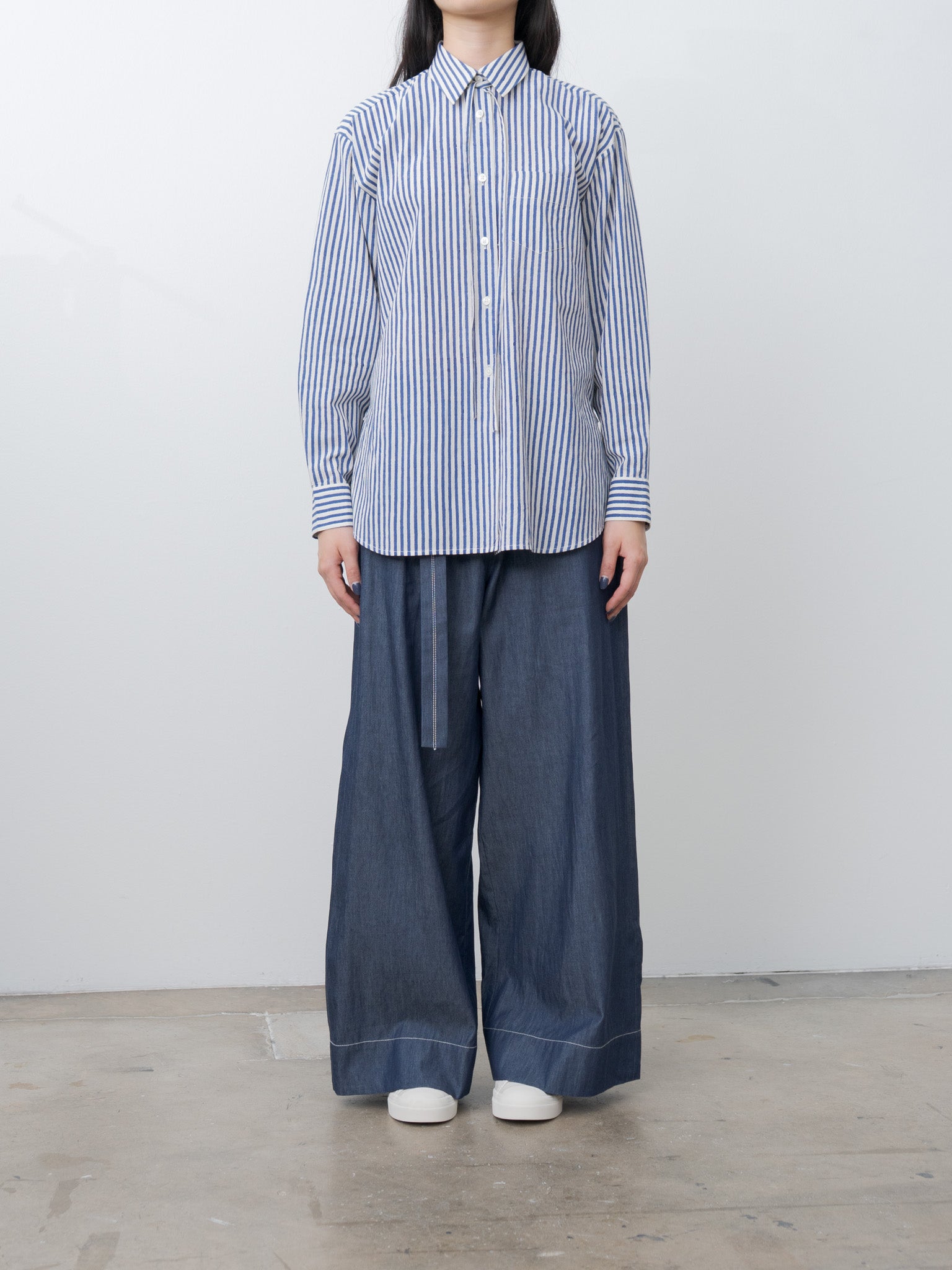 Namu Shop - Jan Machenhauer Galla Shirt - Blue Stripe