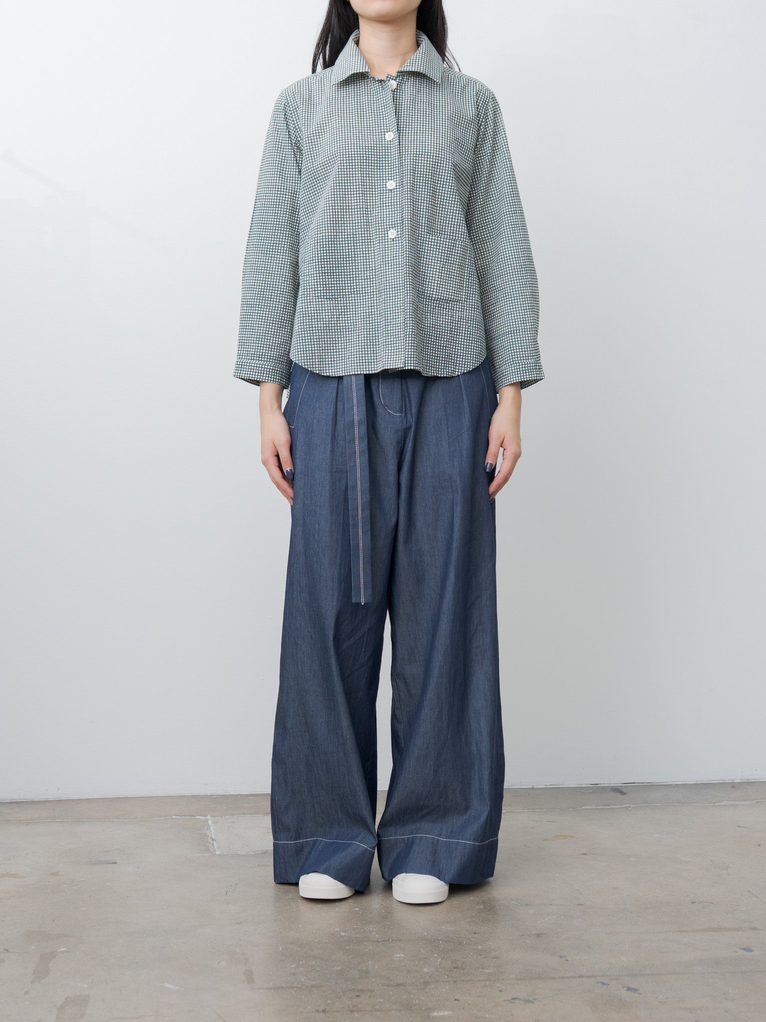 Namu Shop - Jan Machenhauer Kika Shirt Jacket - Green Check