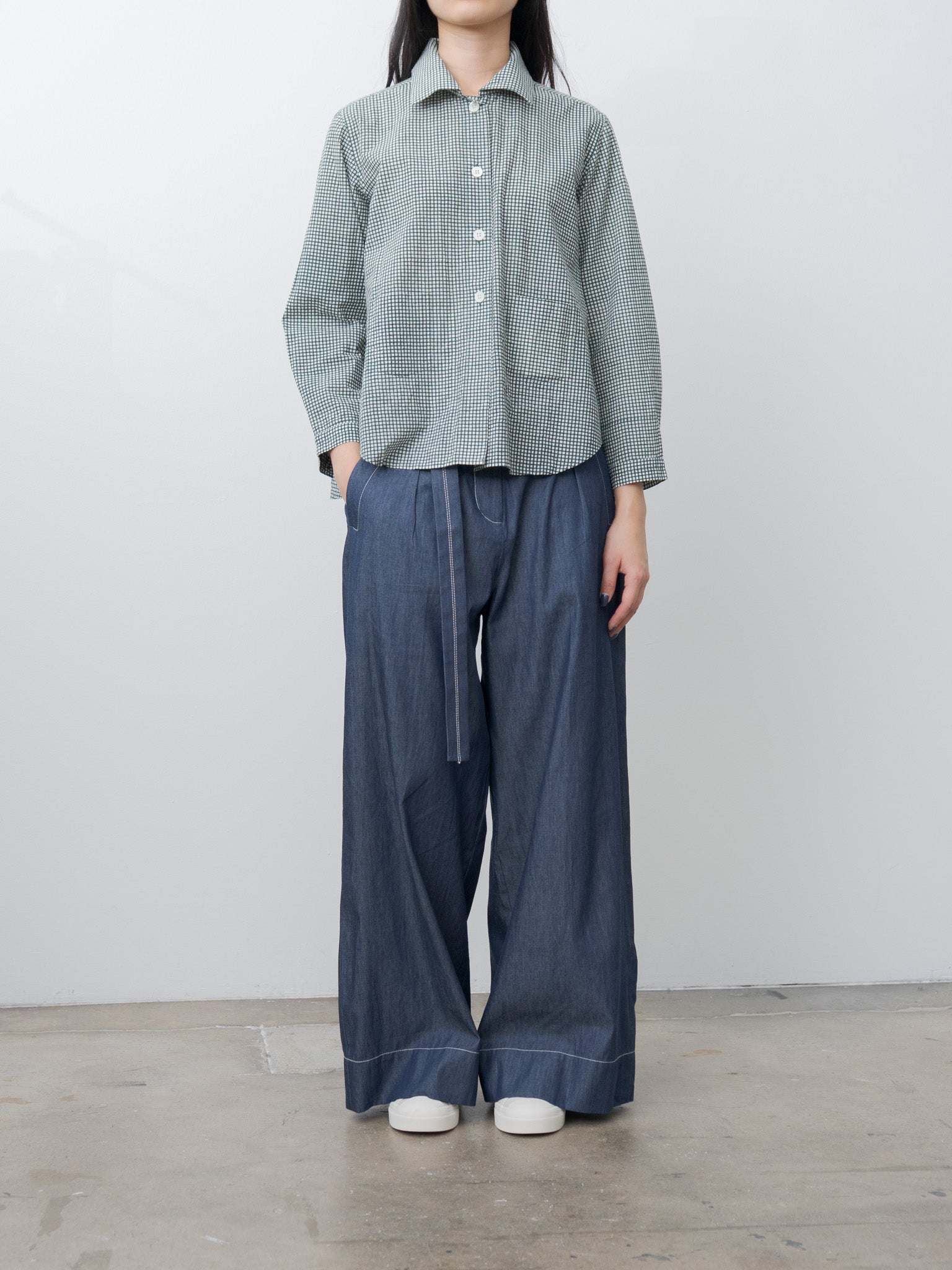 Namu Shop - Jan Machenhauer Kika Shirt Jacket - Green Check