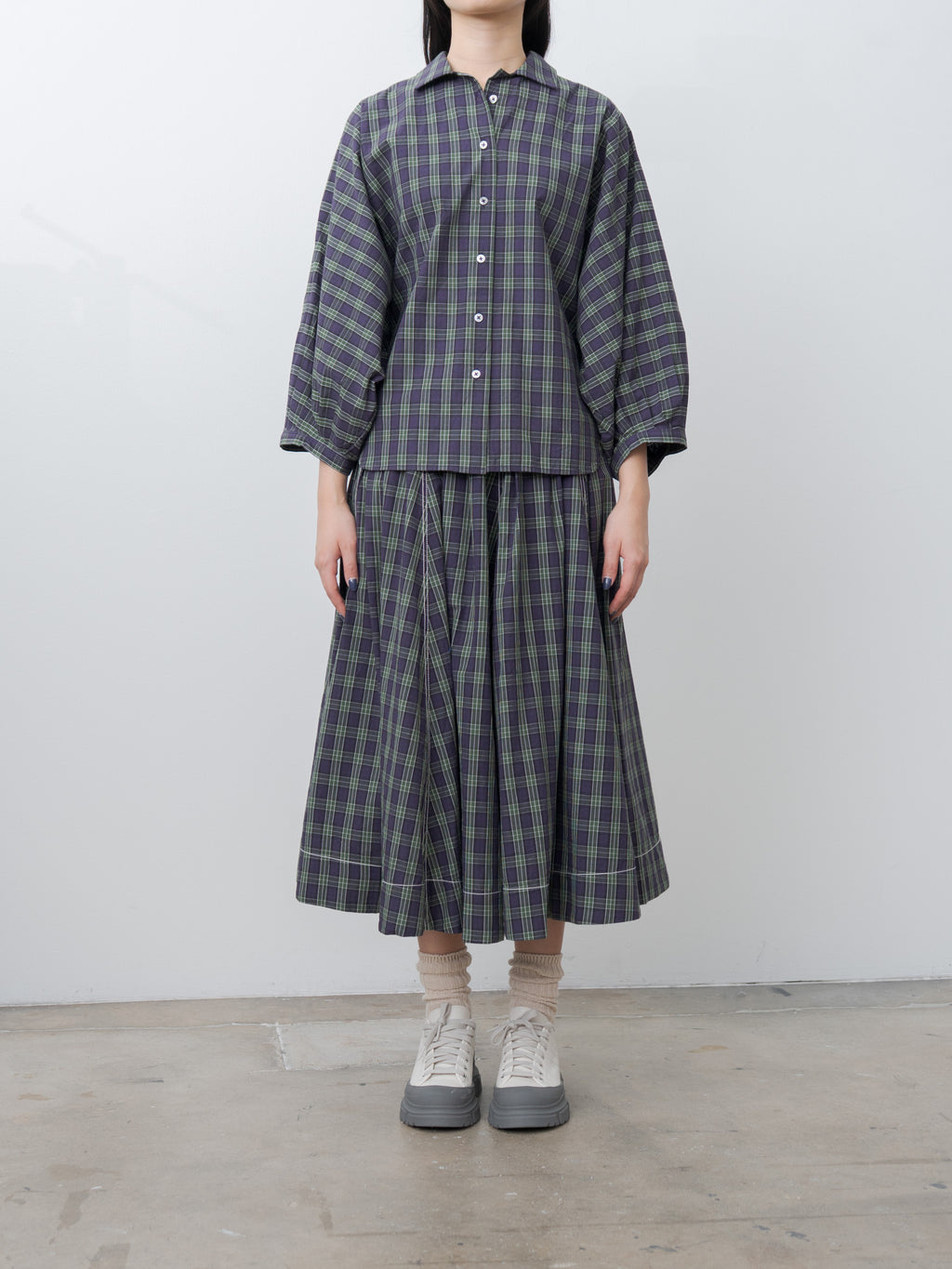 Namu Shop - Jan Machenhauer Nana Shirt - Purple Check