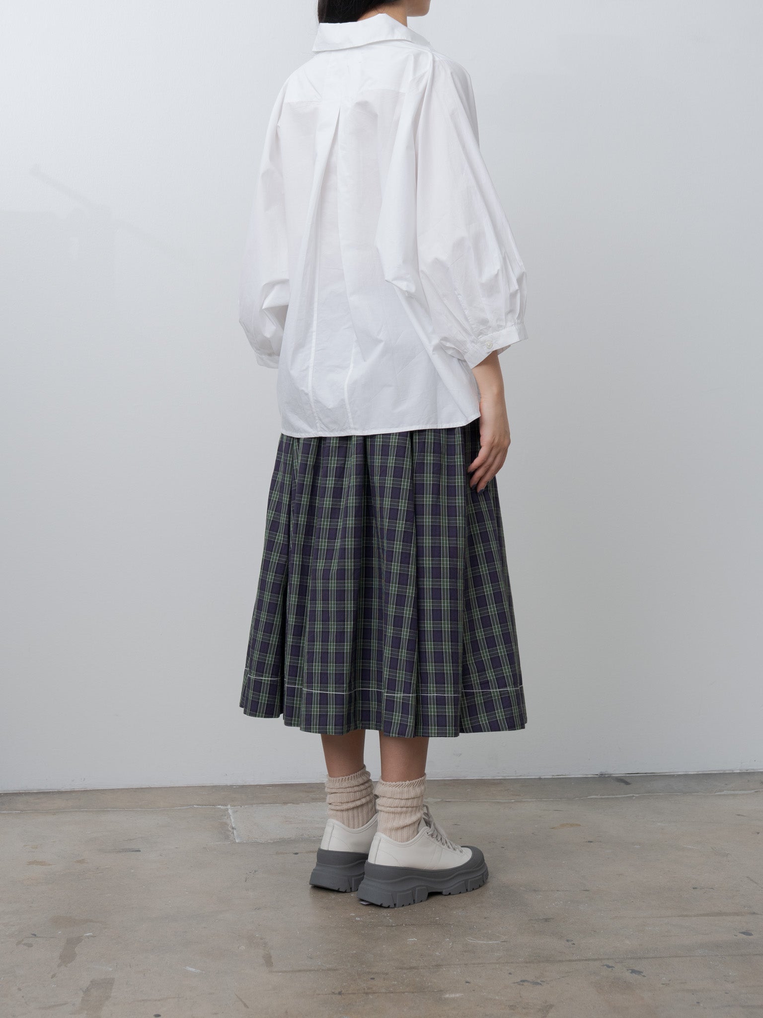 Namu Shop - Jan Machenhauer Schrol Skirt - Purple Check
