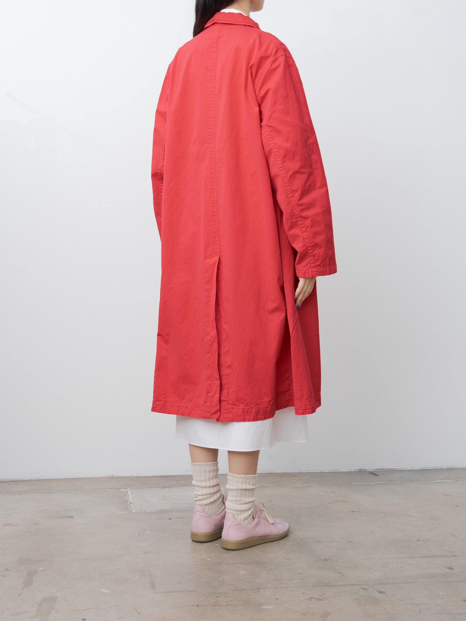 Namu Shop - Veritecoeur Garment-dyed Coat - Red