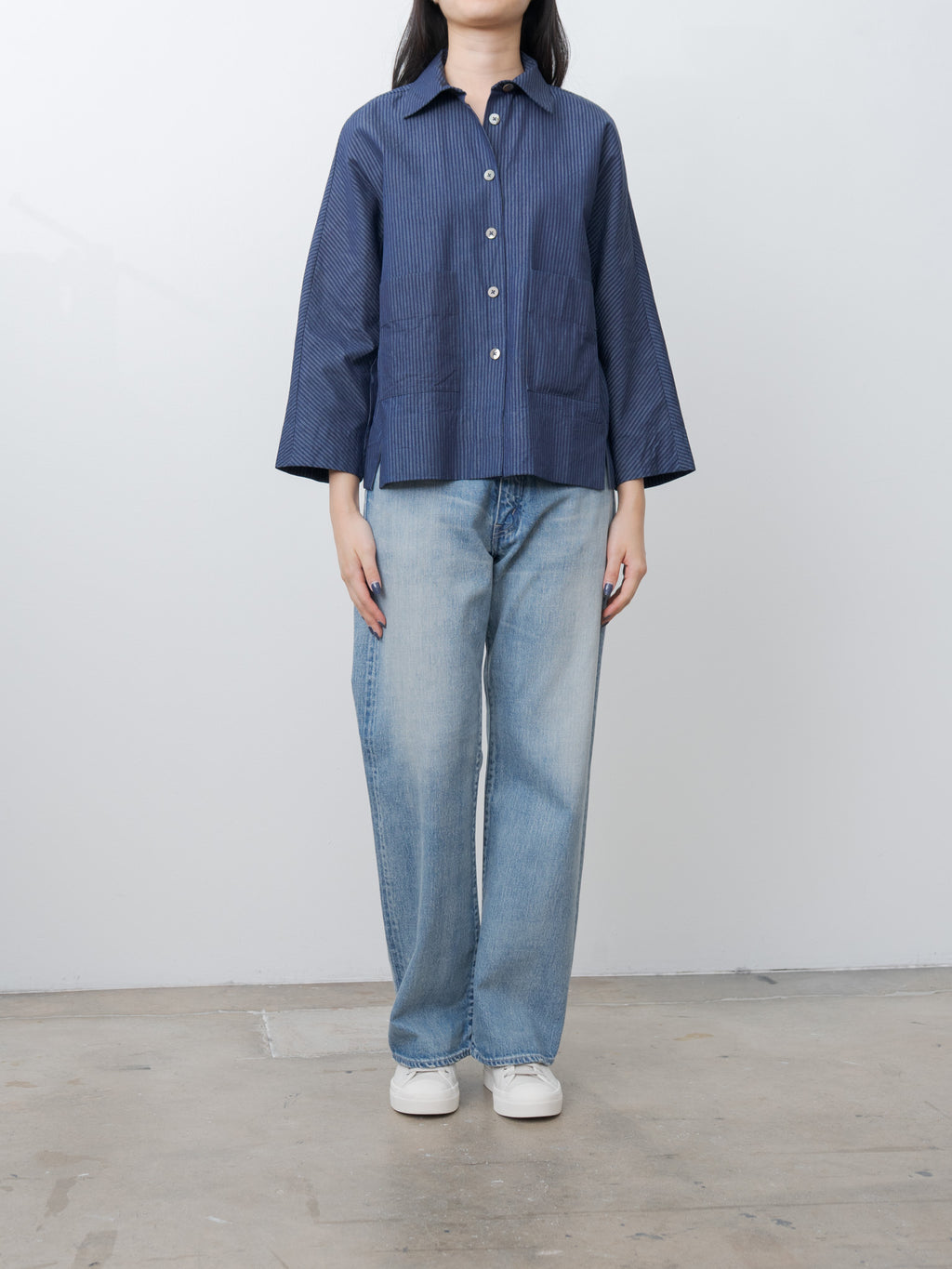 Namu Shop - Jan Machenhauer Thyme Shirt - New Blue
