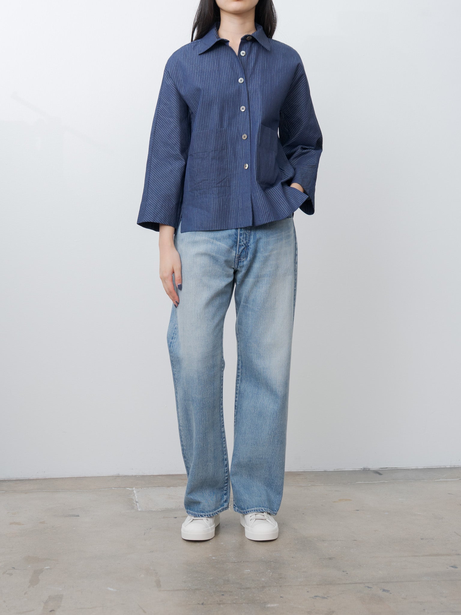 Namu Shop - Jan Machenhauer Thyme Shirt - New Blue