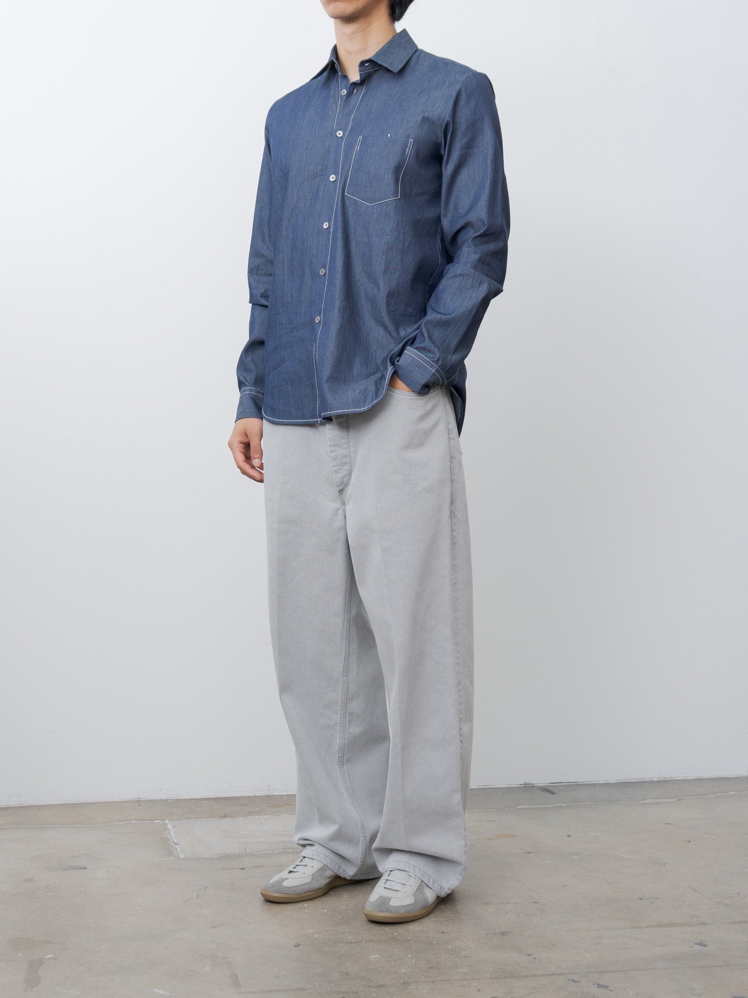 Namu Shop - Jan Machenhauer Chris Shirt - Blue