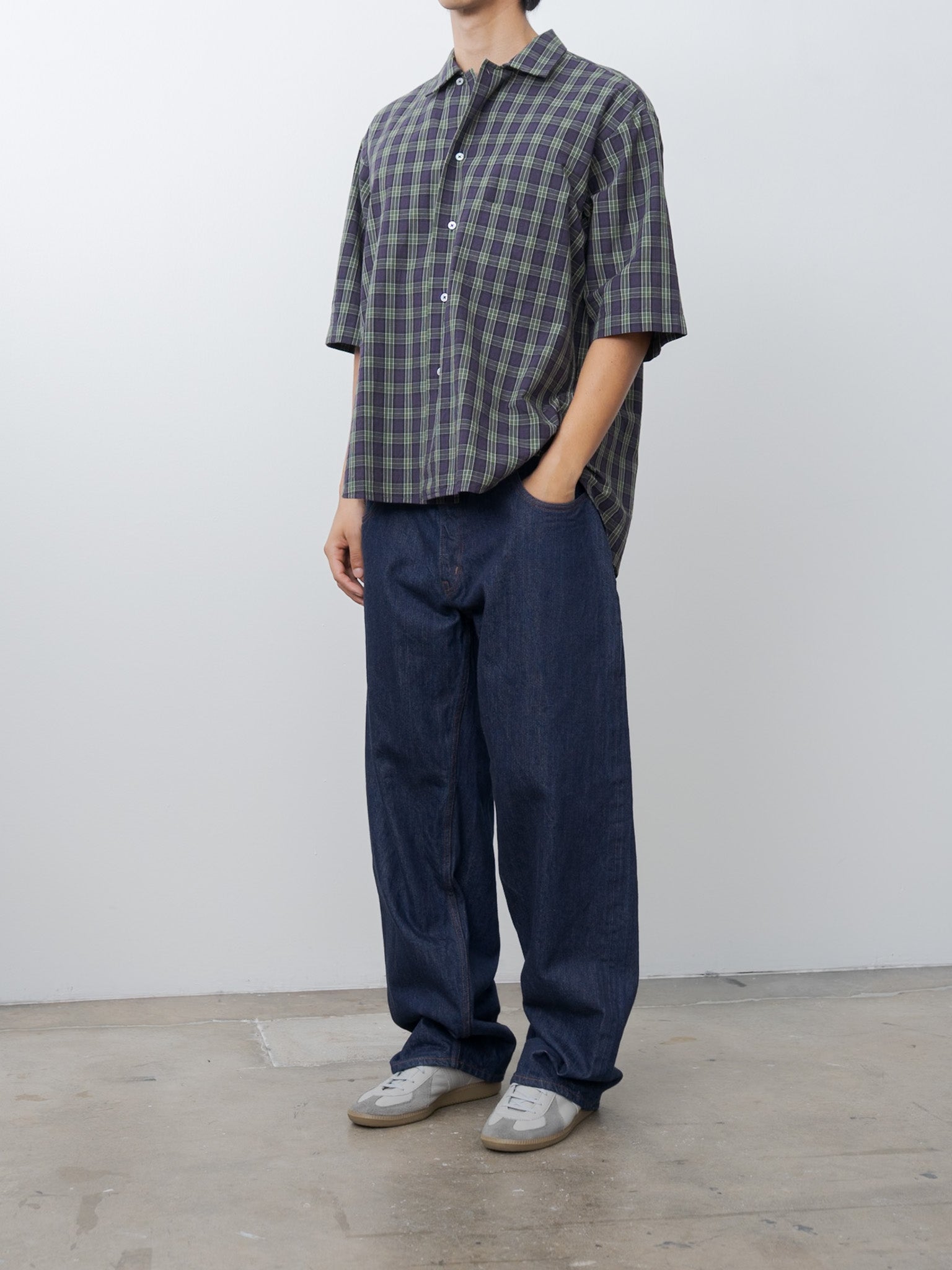 Namu Shop - Jan Machenhauer Fred Shirt - Purple Check