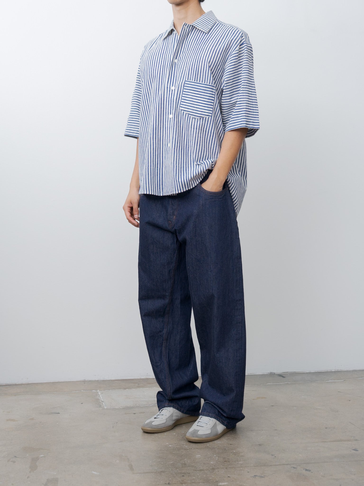 Namu Shop - Jan Machenhauer Fred Shirt - Blue Stripe