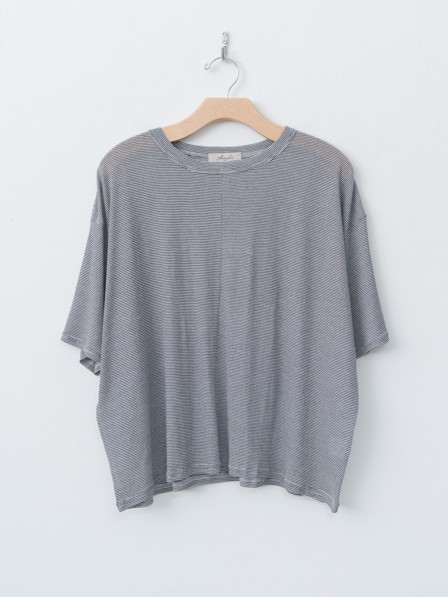Namu Shop - Ichi Antiquites T-Shirt and Tanktop Set - Lavender x Stripe