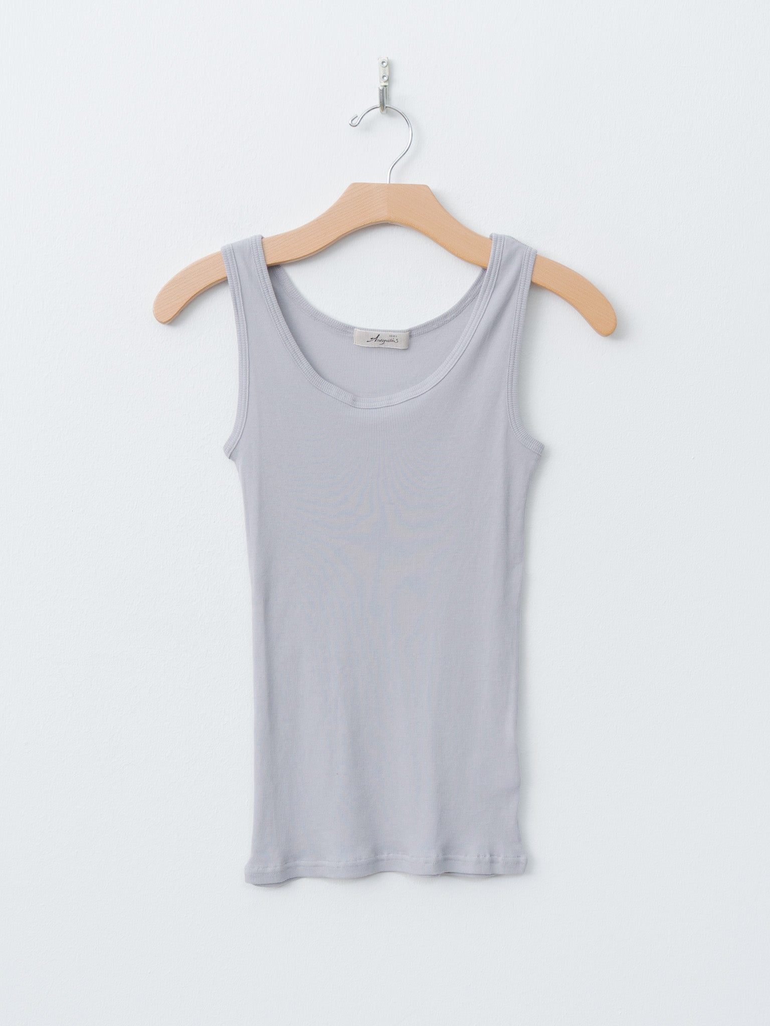 Namu Shop - Ichi Antiquites T-Shirt and Tanktop Set - Gray x White
