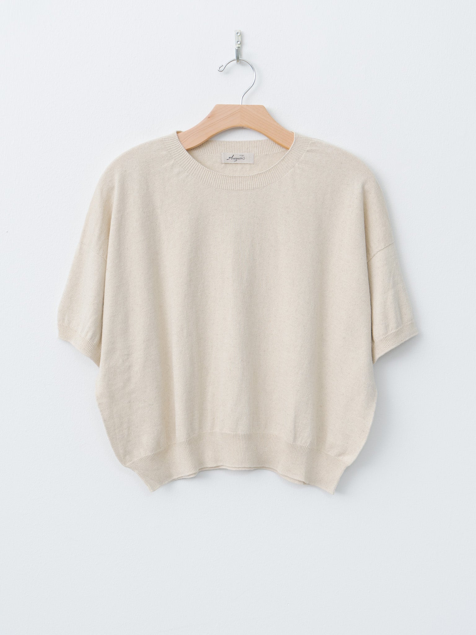 Namu Shop - Ichi Antiquites Wholegarment C/L Pullover - Natural