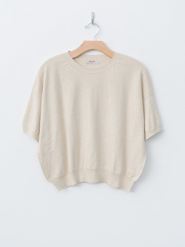 Namu Shop - Ichi Antiquites Wholegarment C/L Pullover - Natural