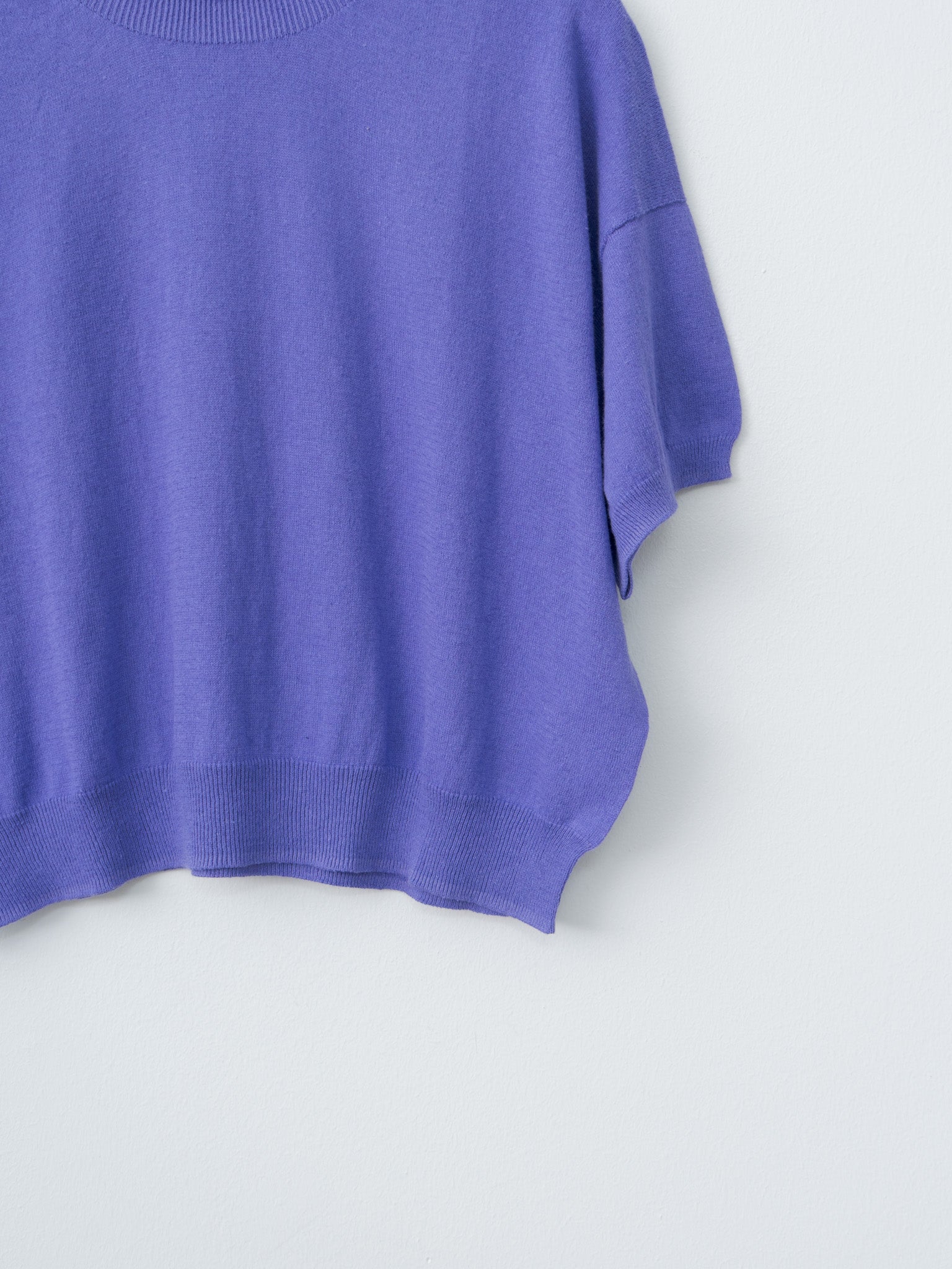 Namu Shop - Ichi Antiquites Wholegarment C/L Pullover - Lavender