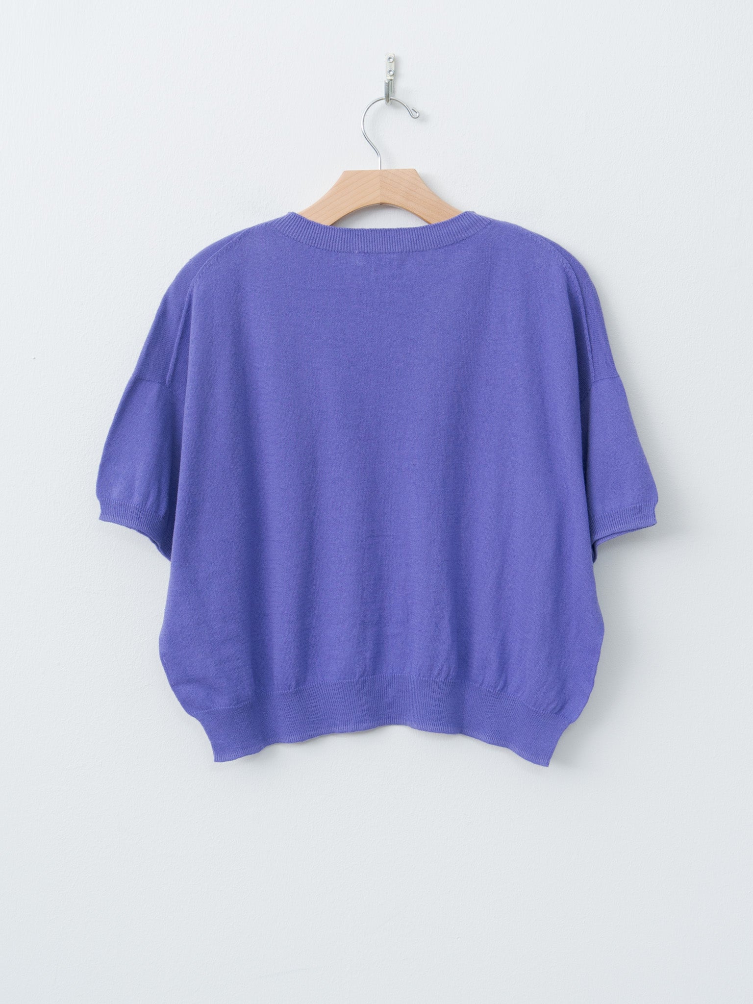 Namu Shop - Ichi Antiquites Wholegarment C/L Pullover - Lavender