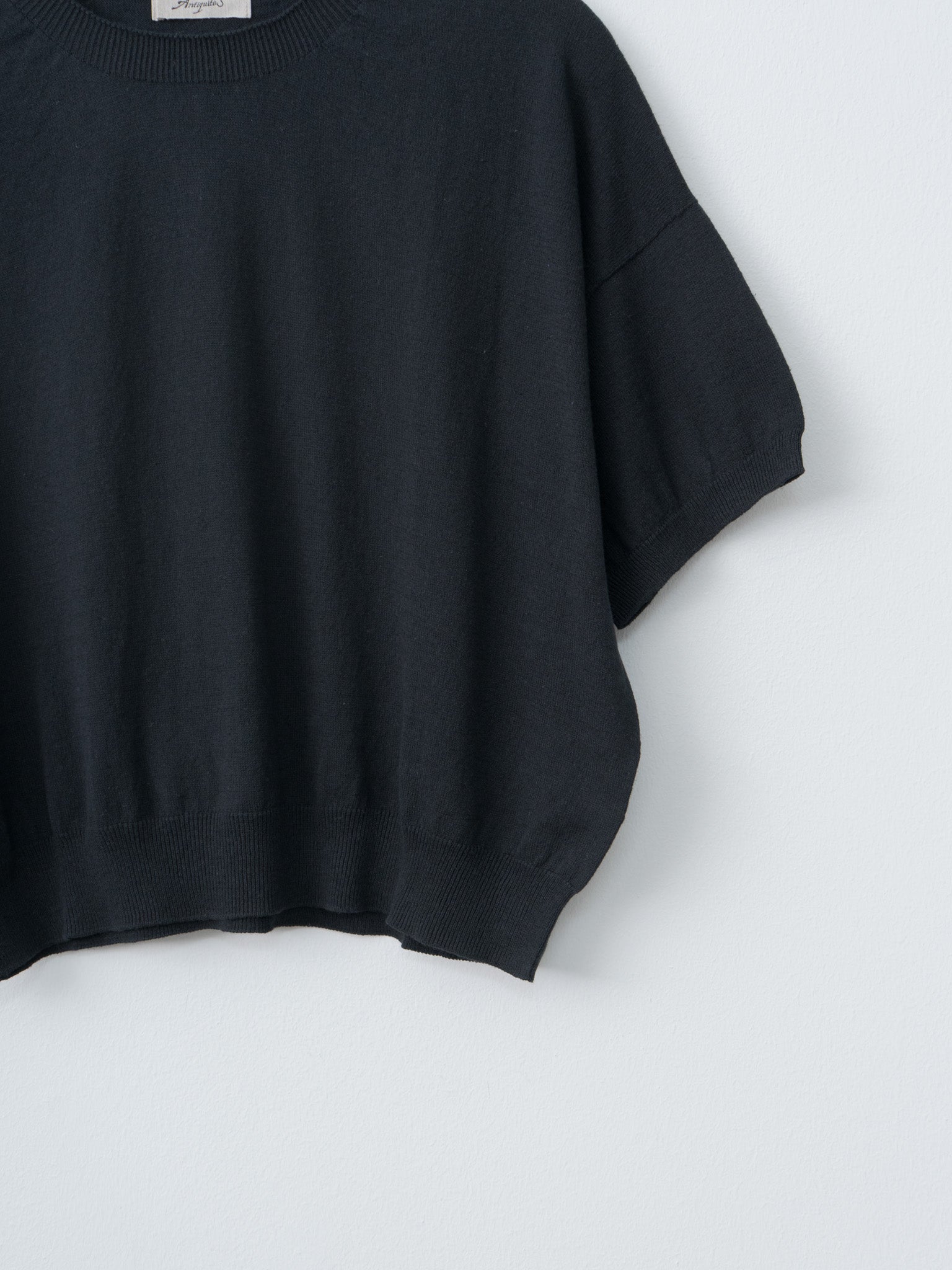 Namu Shop - Ichi Antiquites Wholegarment C/L Pullover - Black