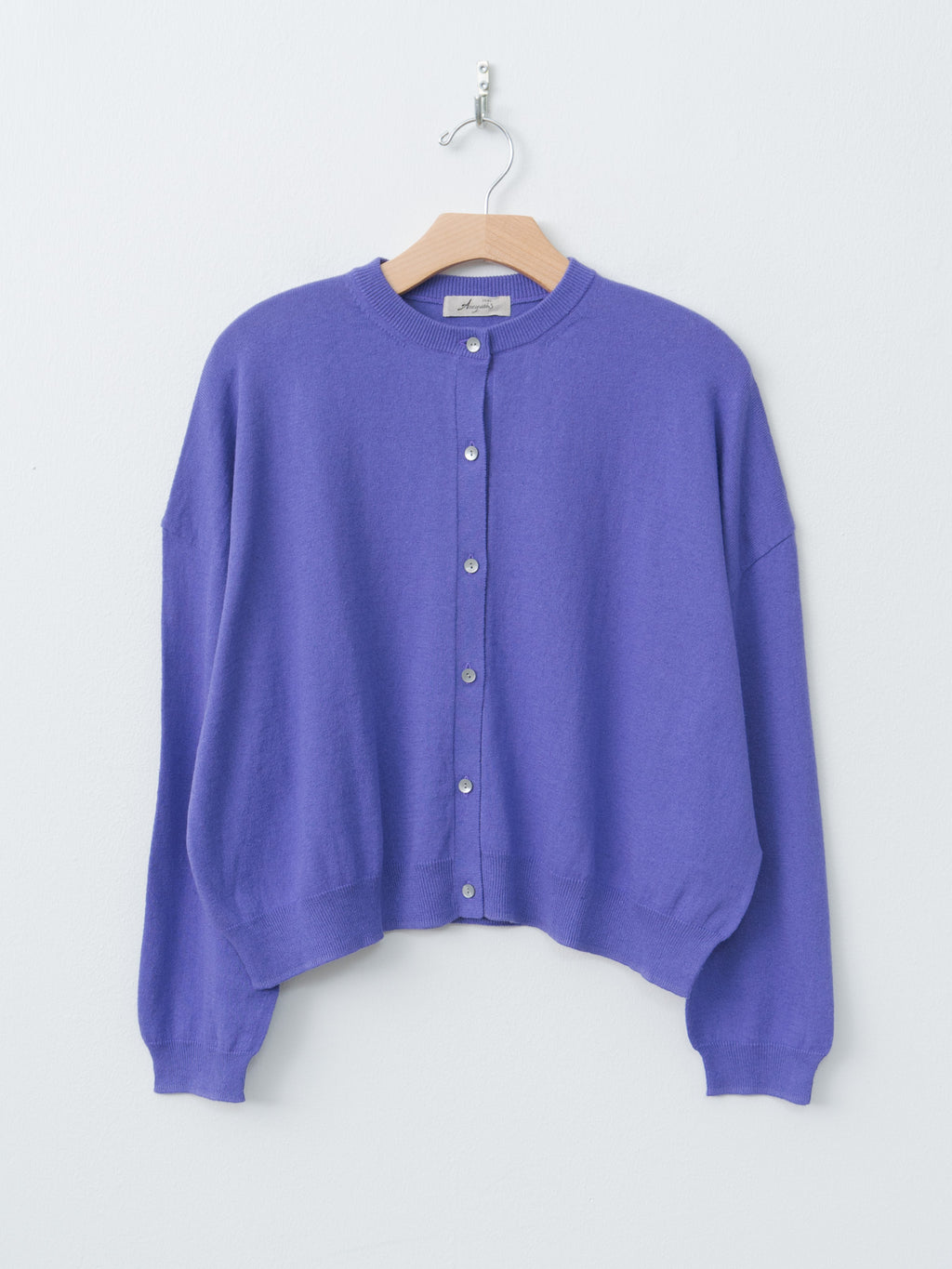 Namu Shop - Ichi Antiquites Wholegarment C/L Cardigan - Lavender