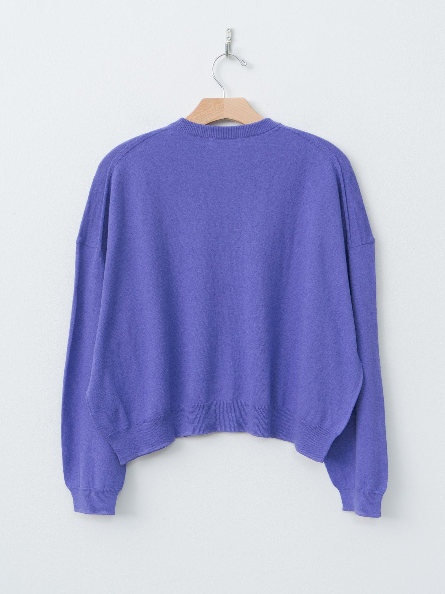 Namu Shop - Ichi Antiquites Wholegarment C/L Cardigan - Lavender