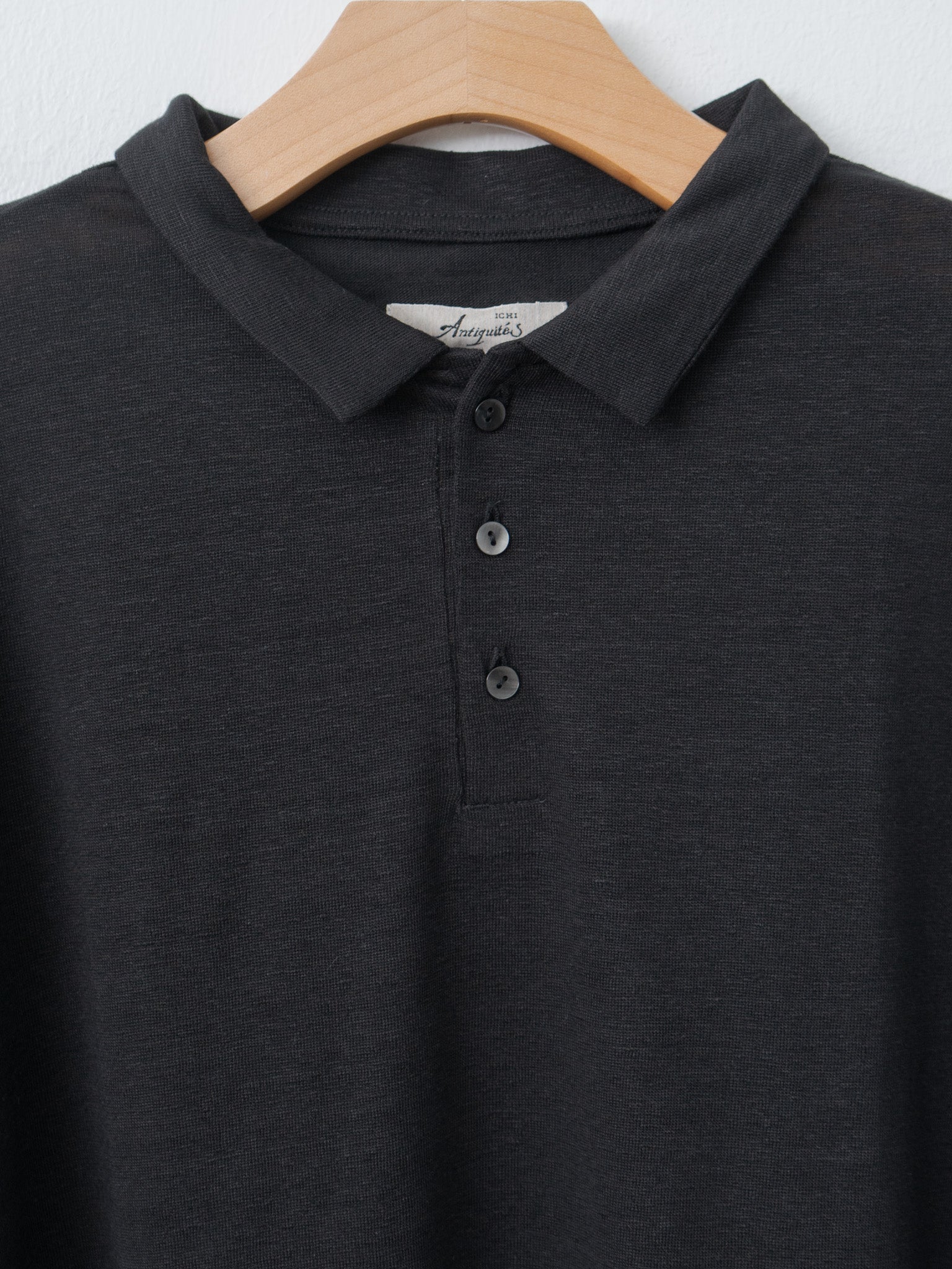 Namu Shop - Ichi Antiquites Polo Shirt - Black