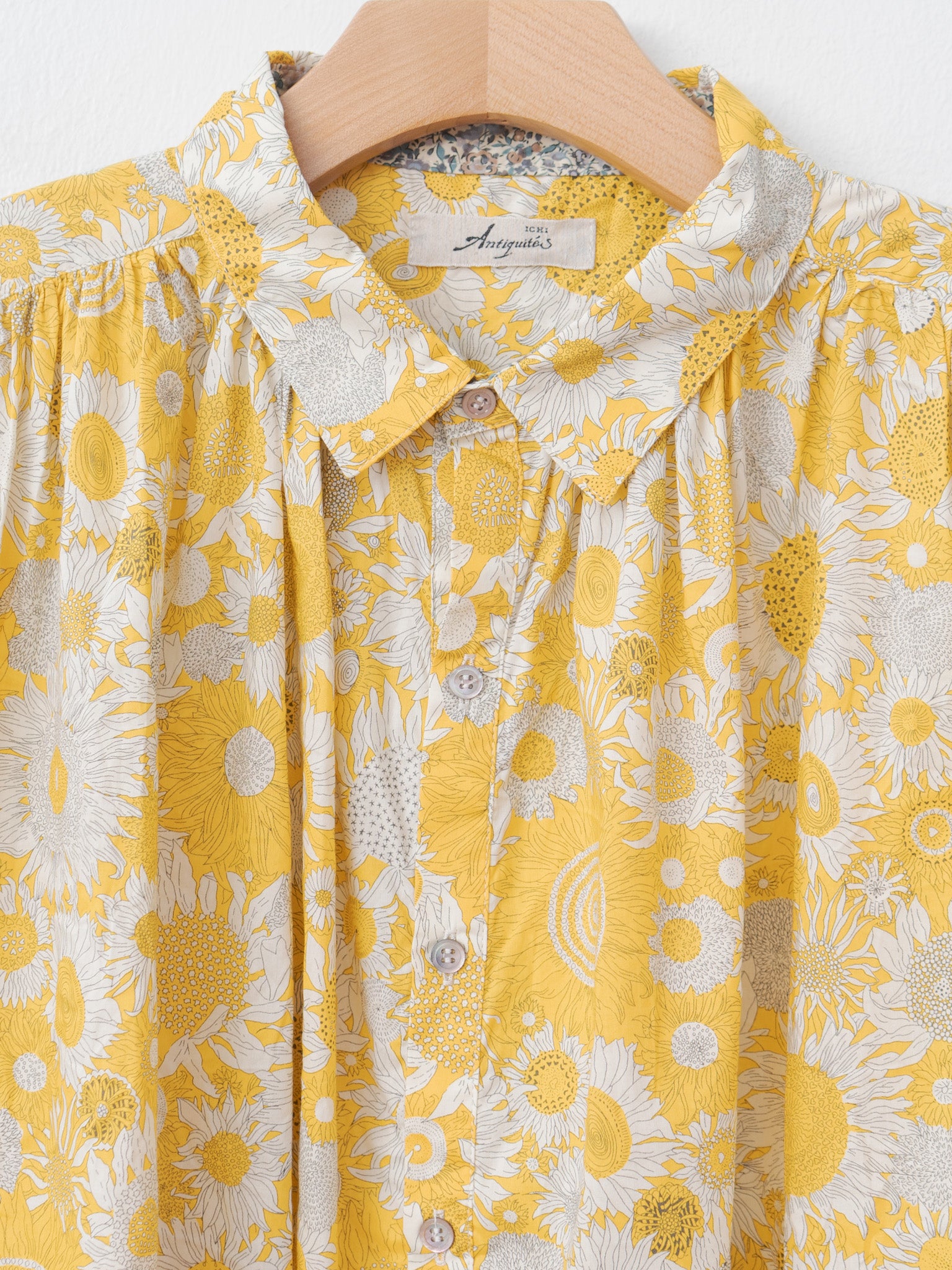 Namu Shop - Ichi Antiquites Liberty Shirt - Yellow