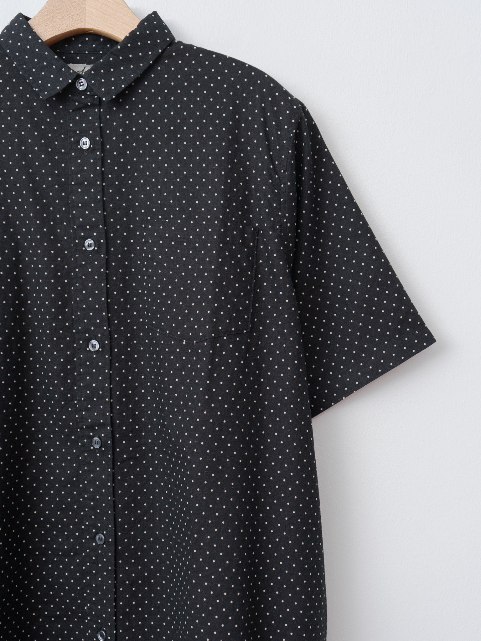 Namu Shop - Ichi Antiquites L/C Dot Dress - Black