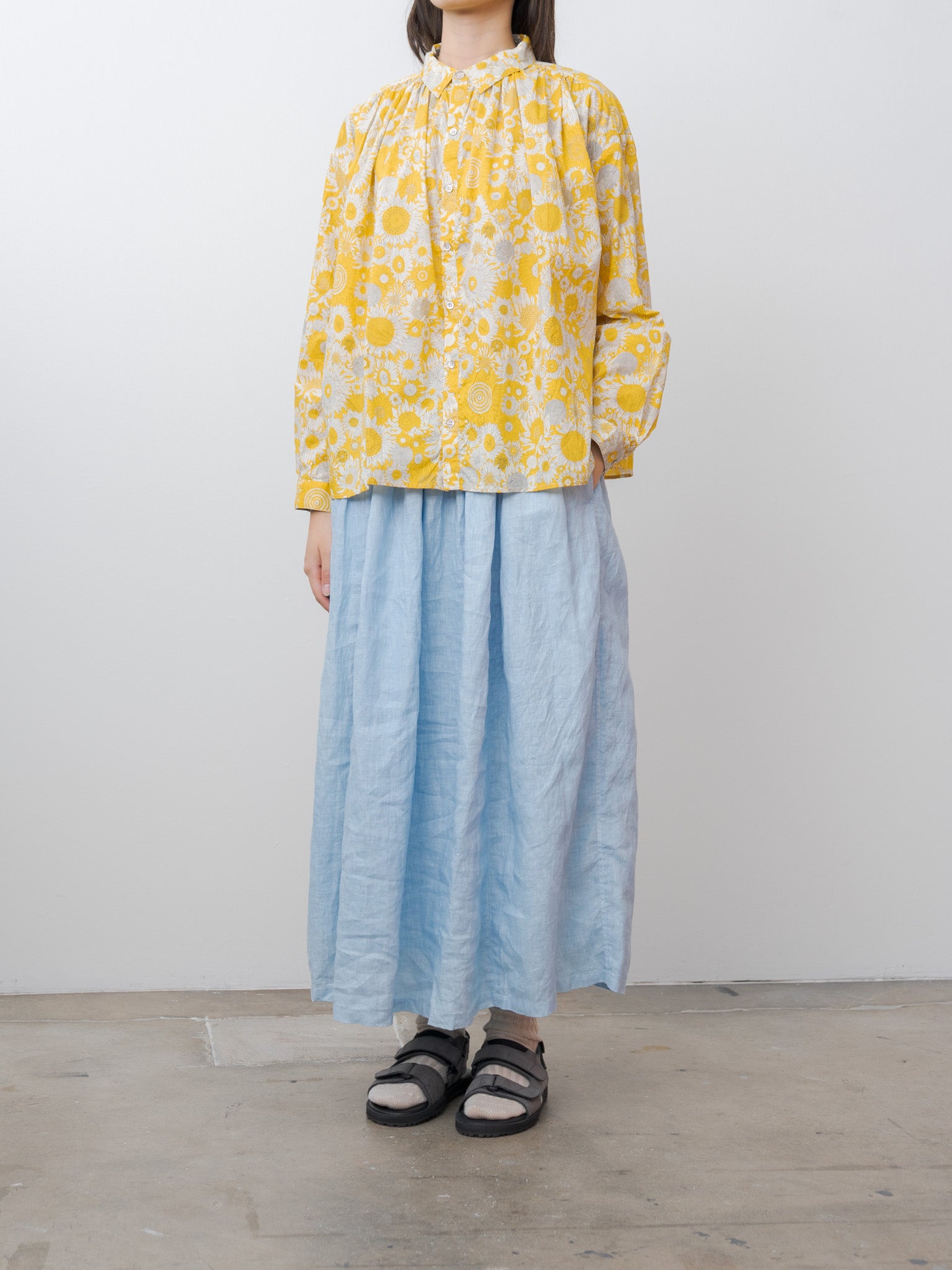 Namu Shop - Ichi Antiquites Liberty Shirt - Yellow