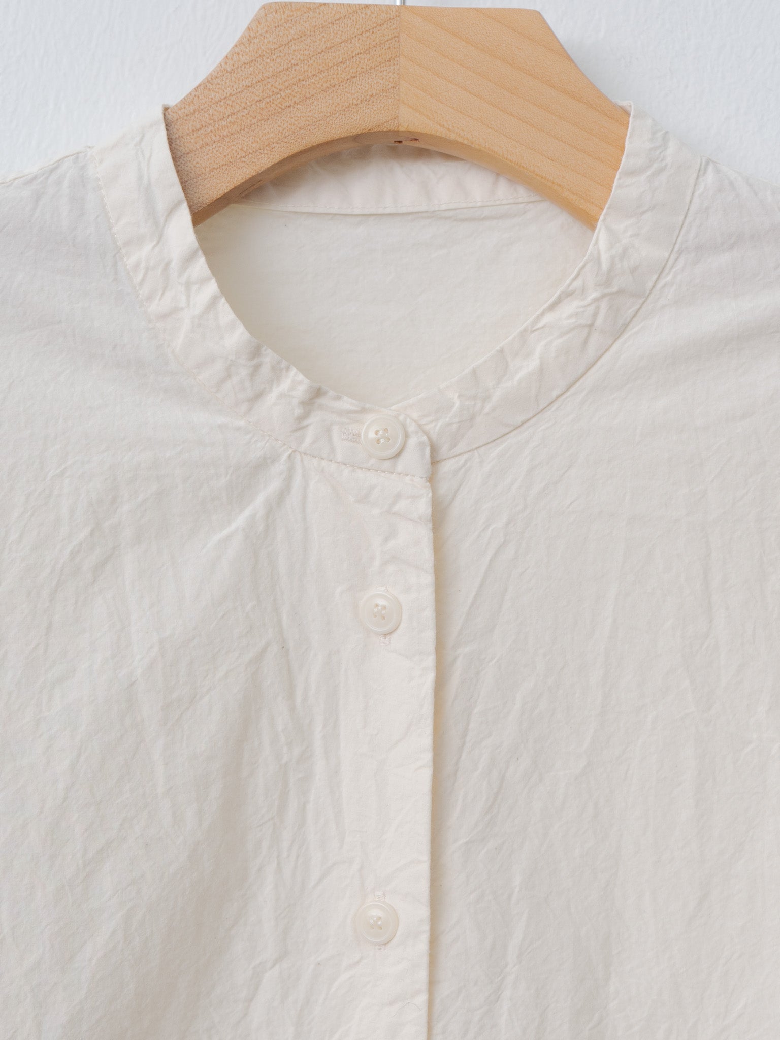 Namu Shop - Casey Casey Biggy Grandad Shirt H COT - Natural