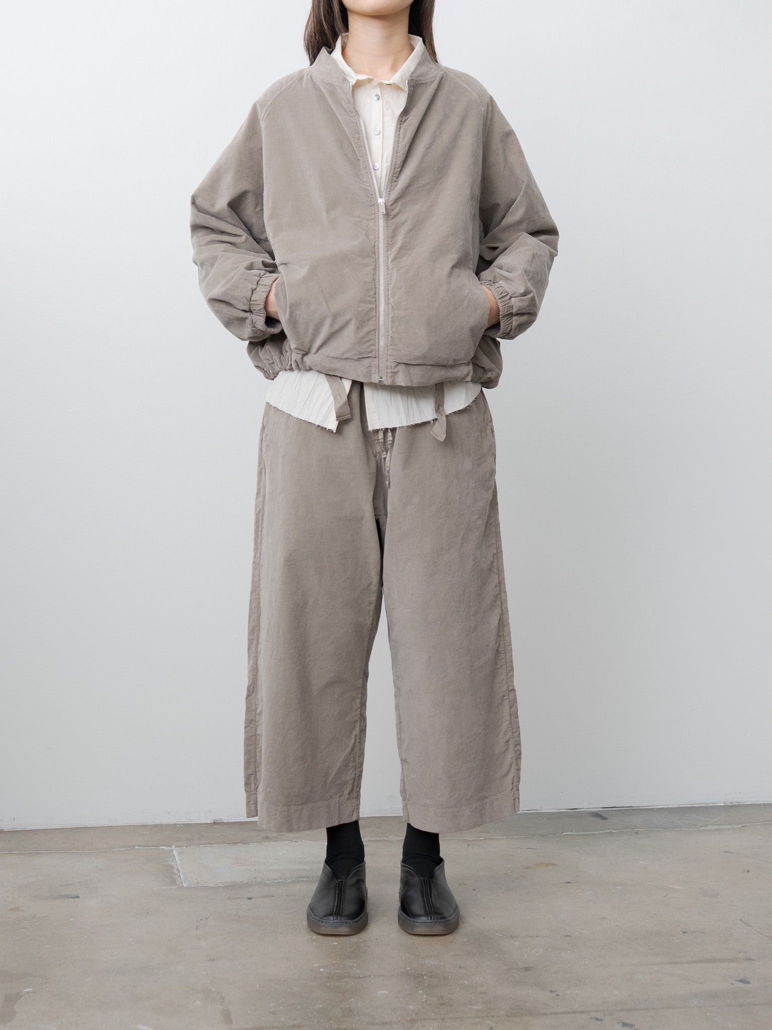 Namu Shop - Album di Famiglia W&S Trousers V - Marron Glace