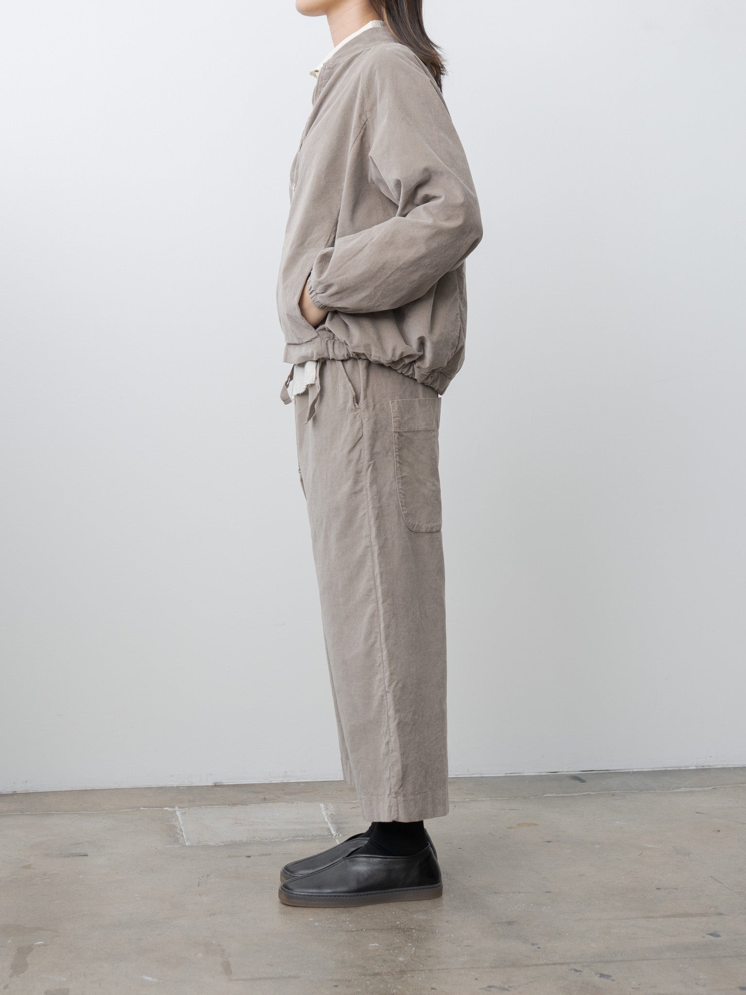 Namu Shop - Album di Famiglia W&S Trousers V - Marron Glace