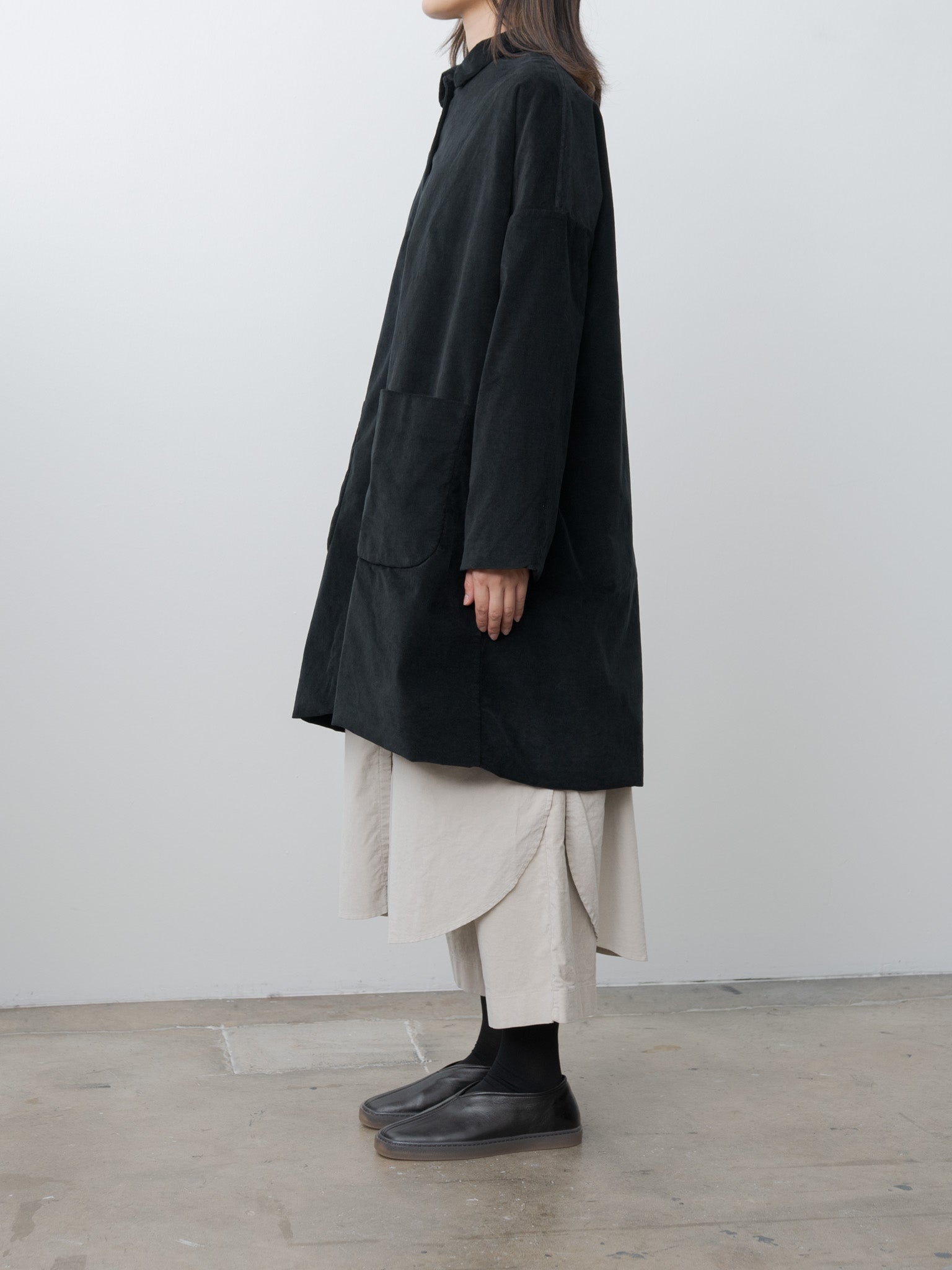 Namu Shop - Album di Famiglia Collar Coat V - Black