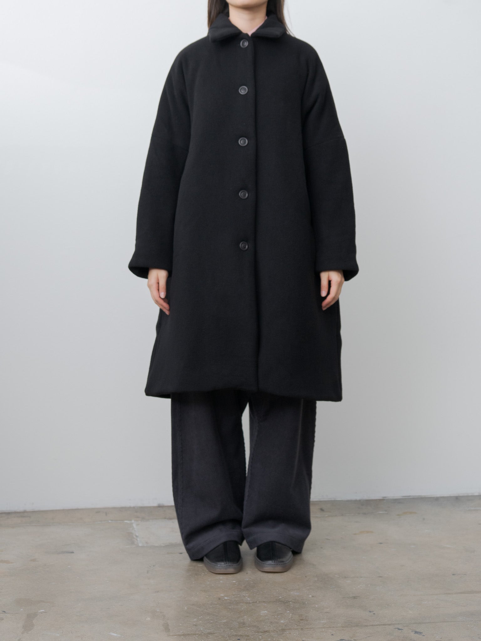 Namu Shop - Casey Casey Big Blobby Coat KASPER - Black