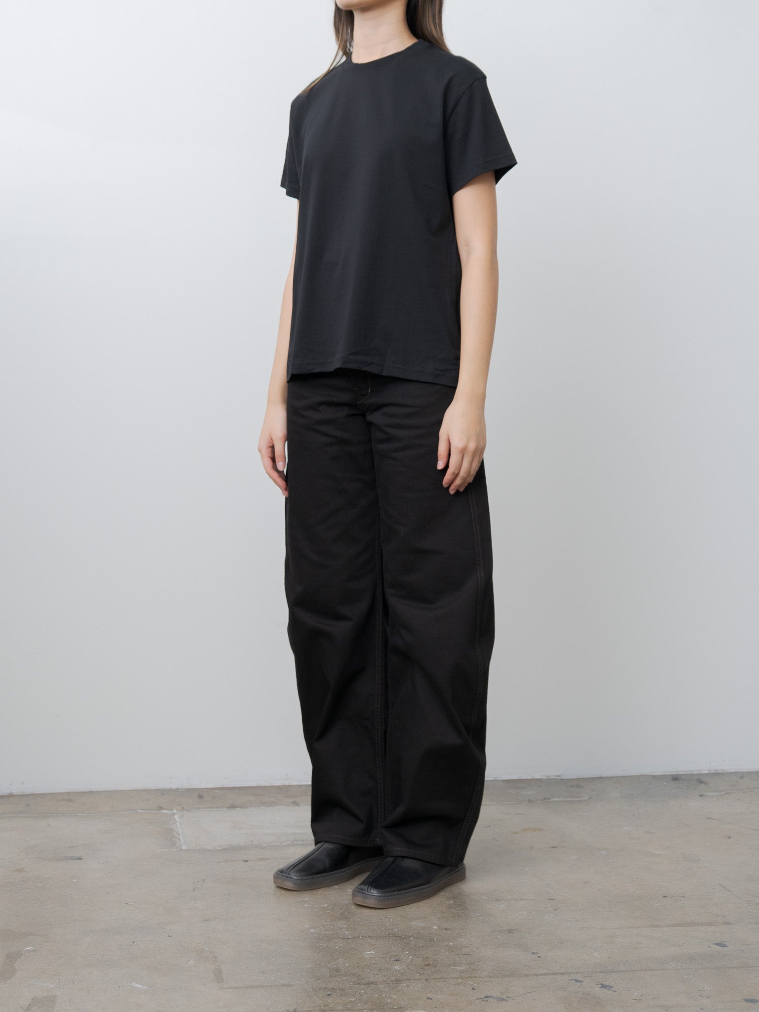 Namu Shop - Studio Nicholson MARINE Perfect Tee - Black