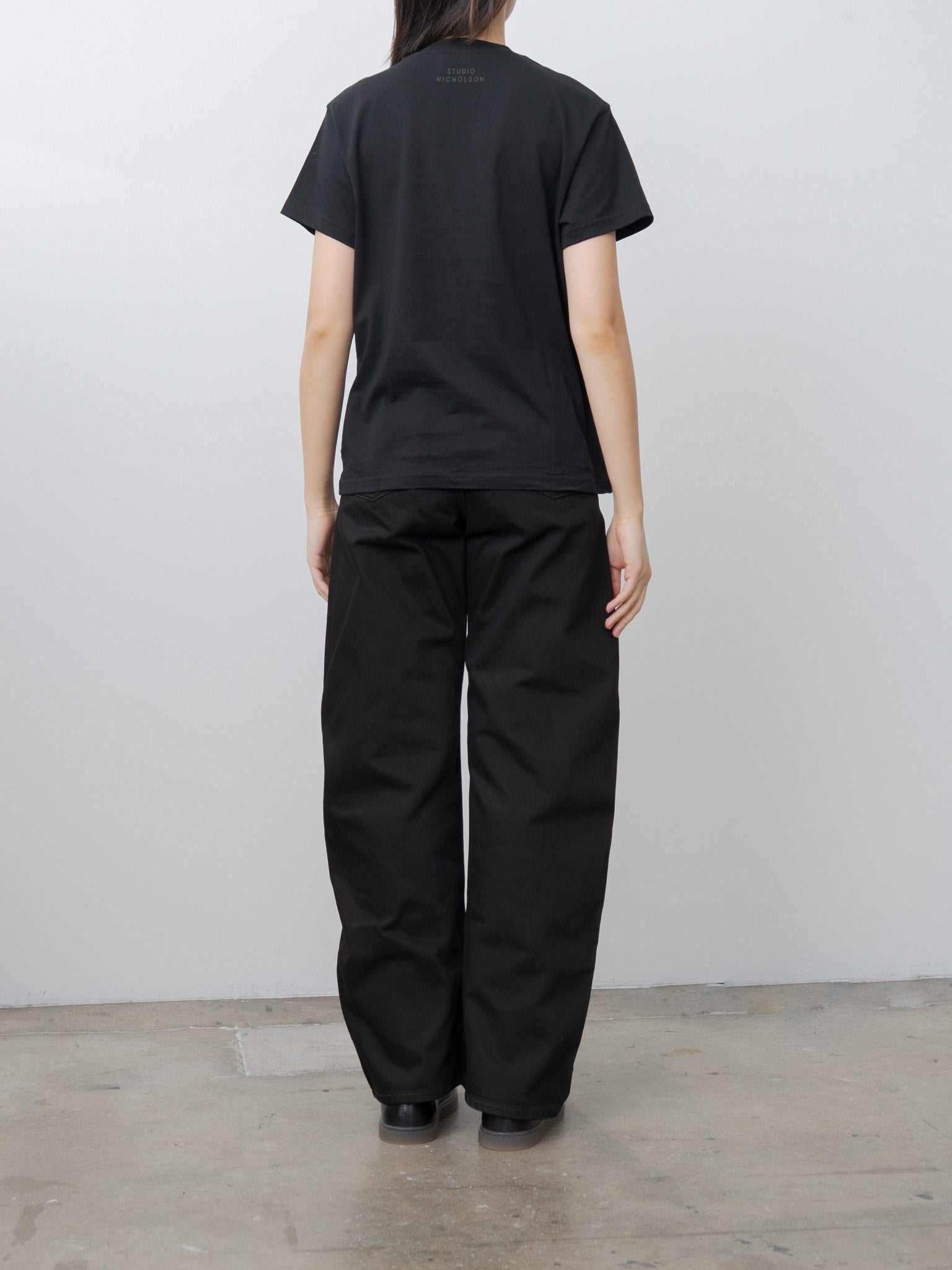Namu Shop - Studio Nicholson MARINE Perfect Tee - Black